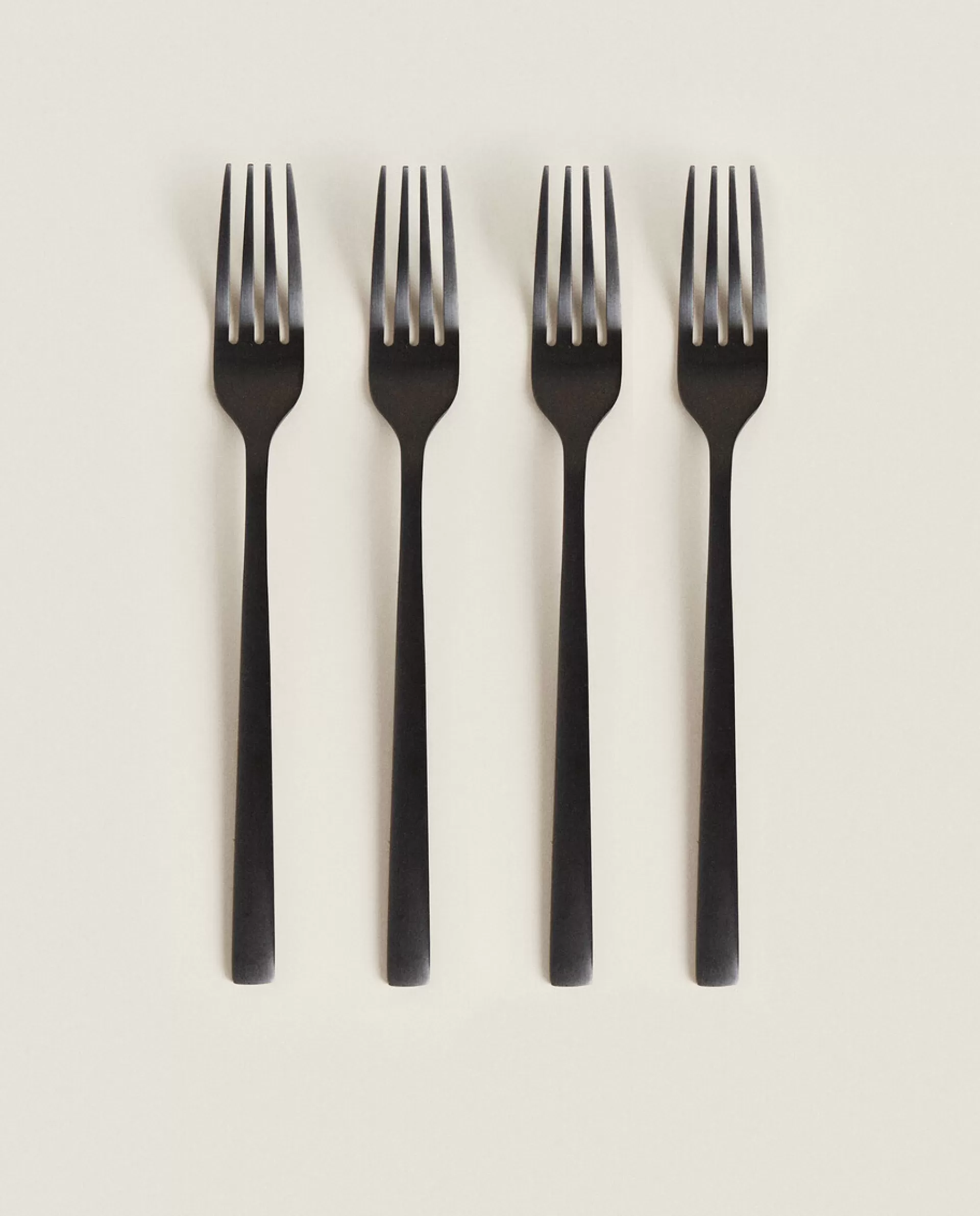 ZARA Home Matte Forks (Pack Of 4) Black Clearance