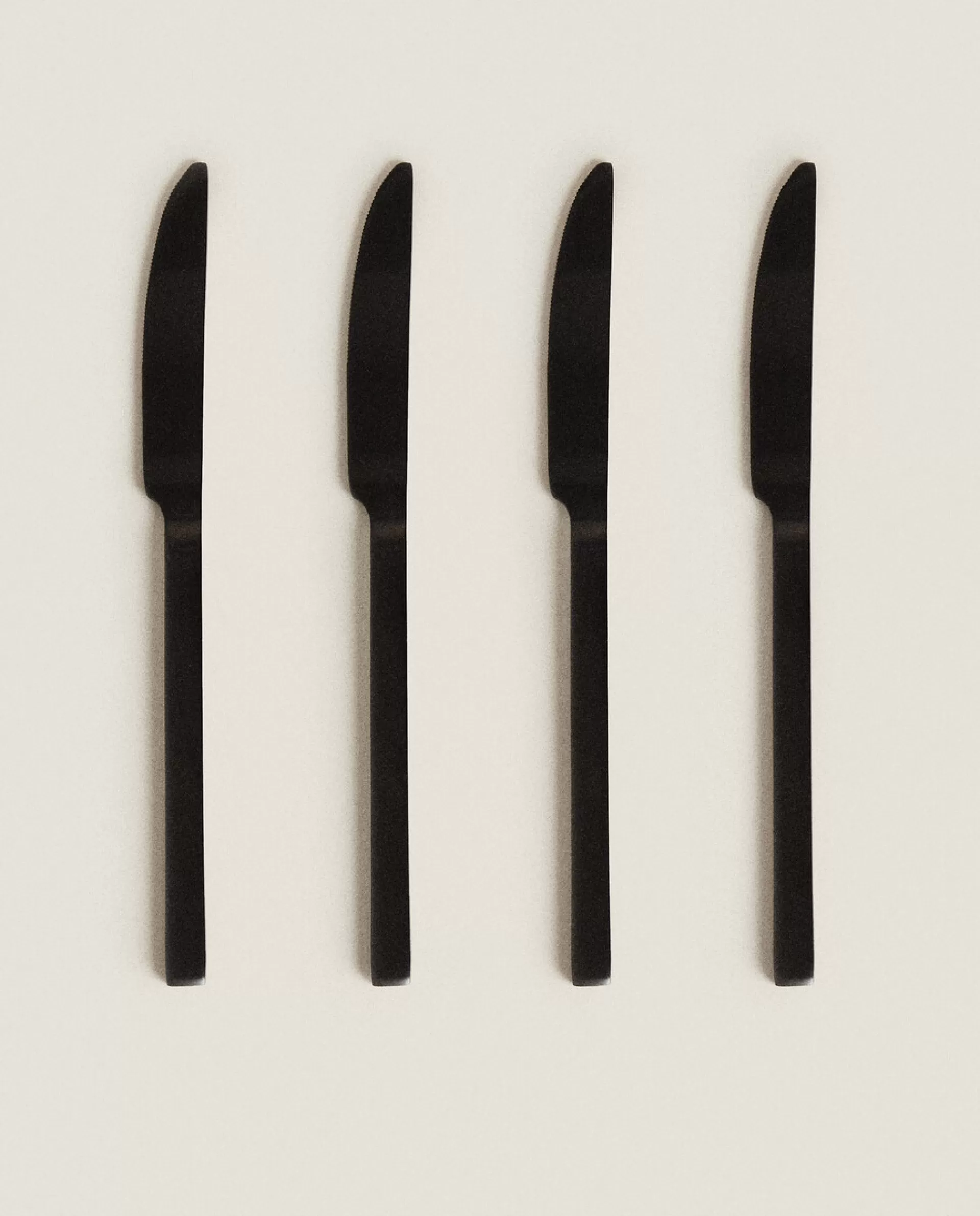 ZARA Home Matte Knives (Pack Of 4) Black Best