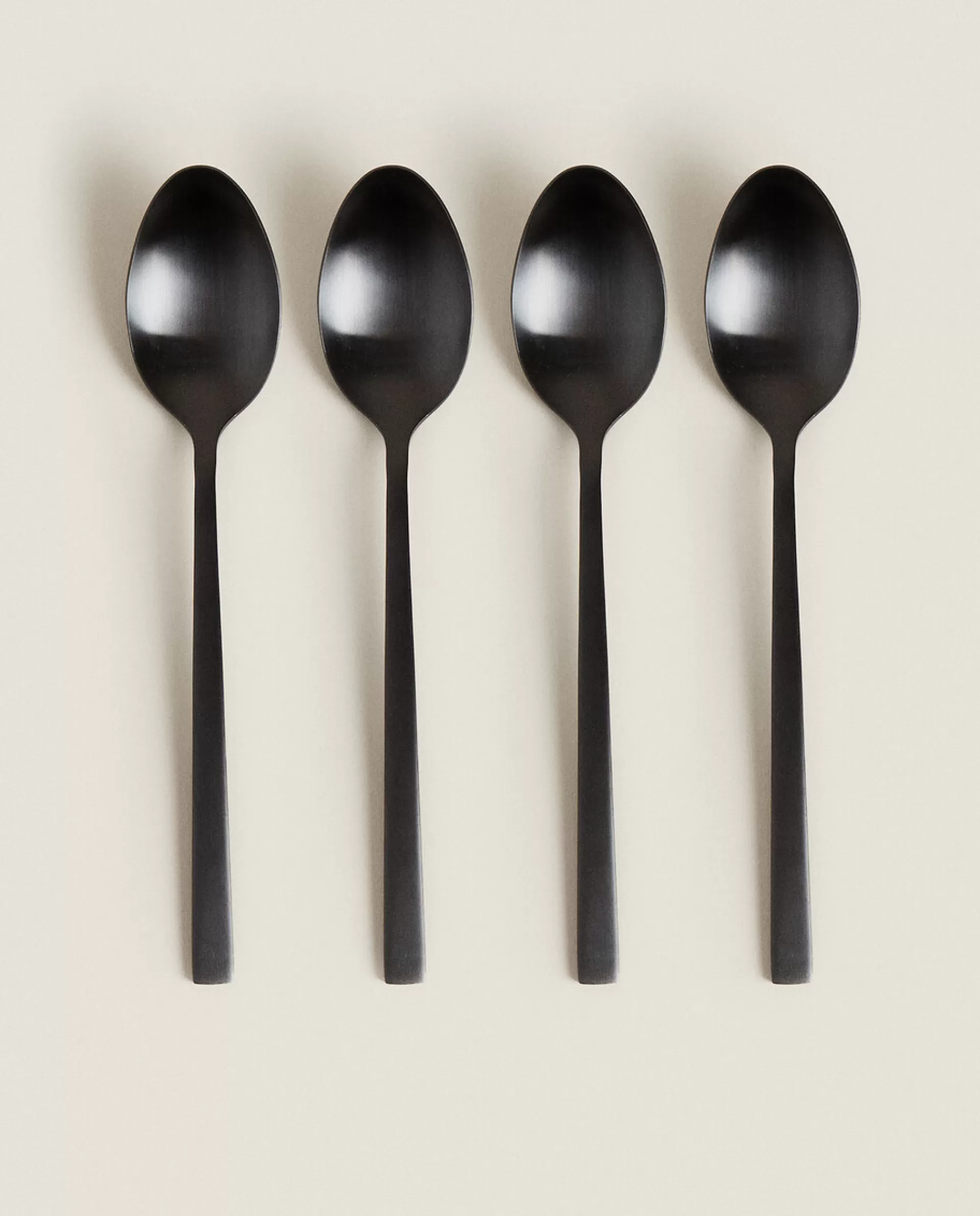 ZARA Home Matte Spoons (Pack Of 4) Black Best