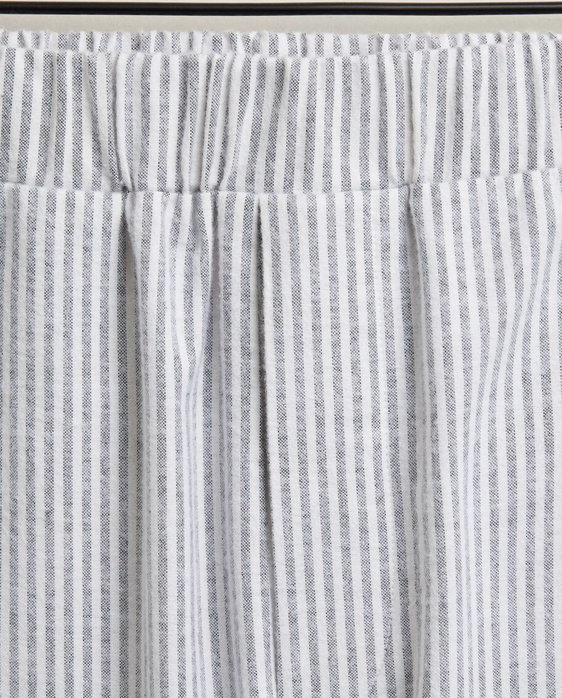 ZARA Home Men'S Striped Flannel Pyjama Bottoms Grey Flash Sale