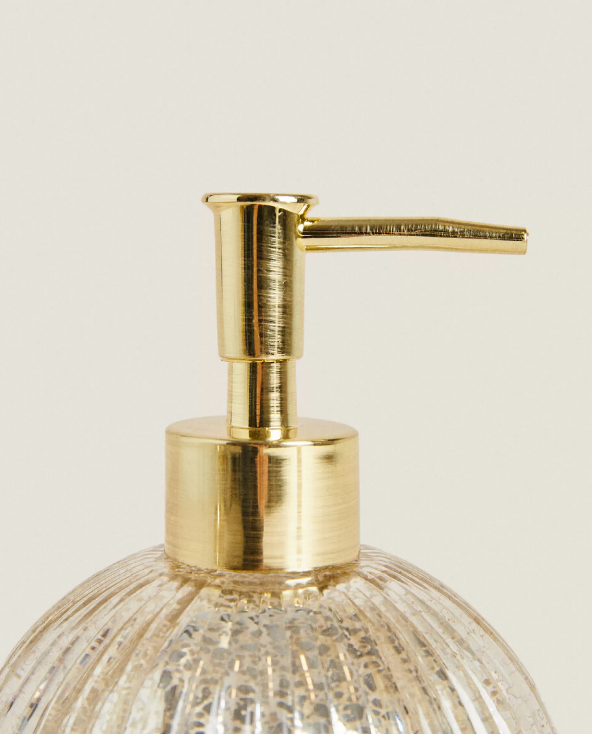 ZARA Home Mercurized Glass Dispenser Golden Hot