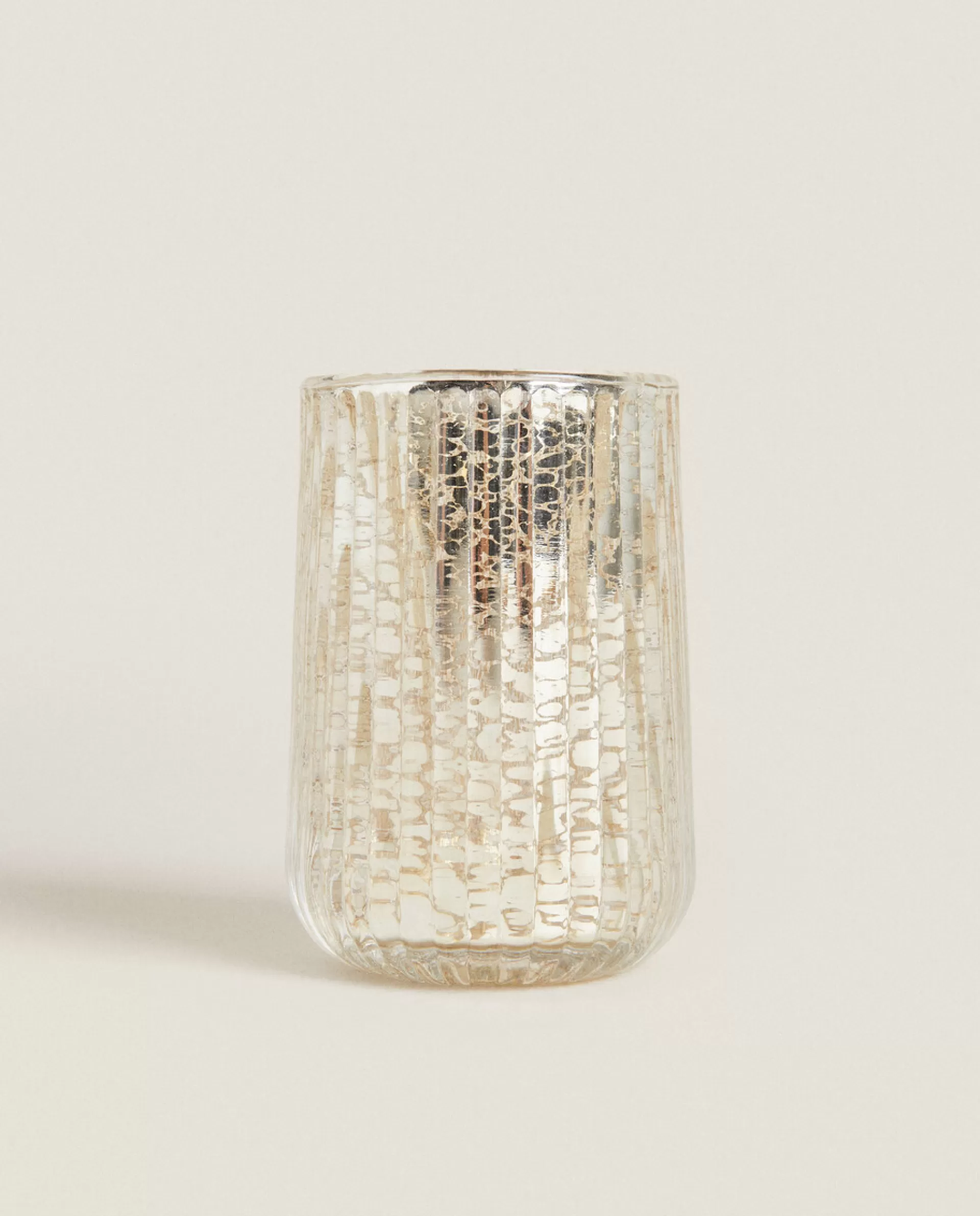ZARA Home Mercurized Glass Tumbler Golden Fashion