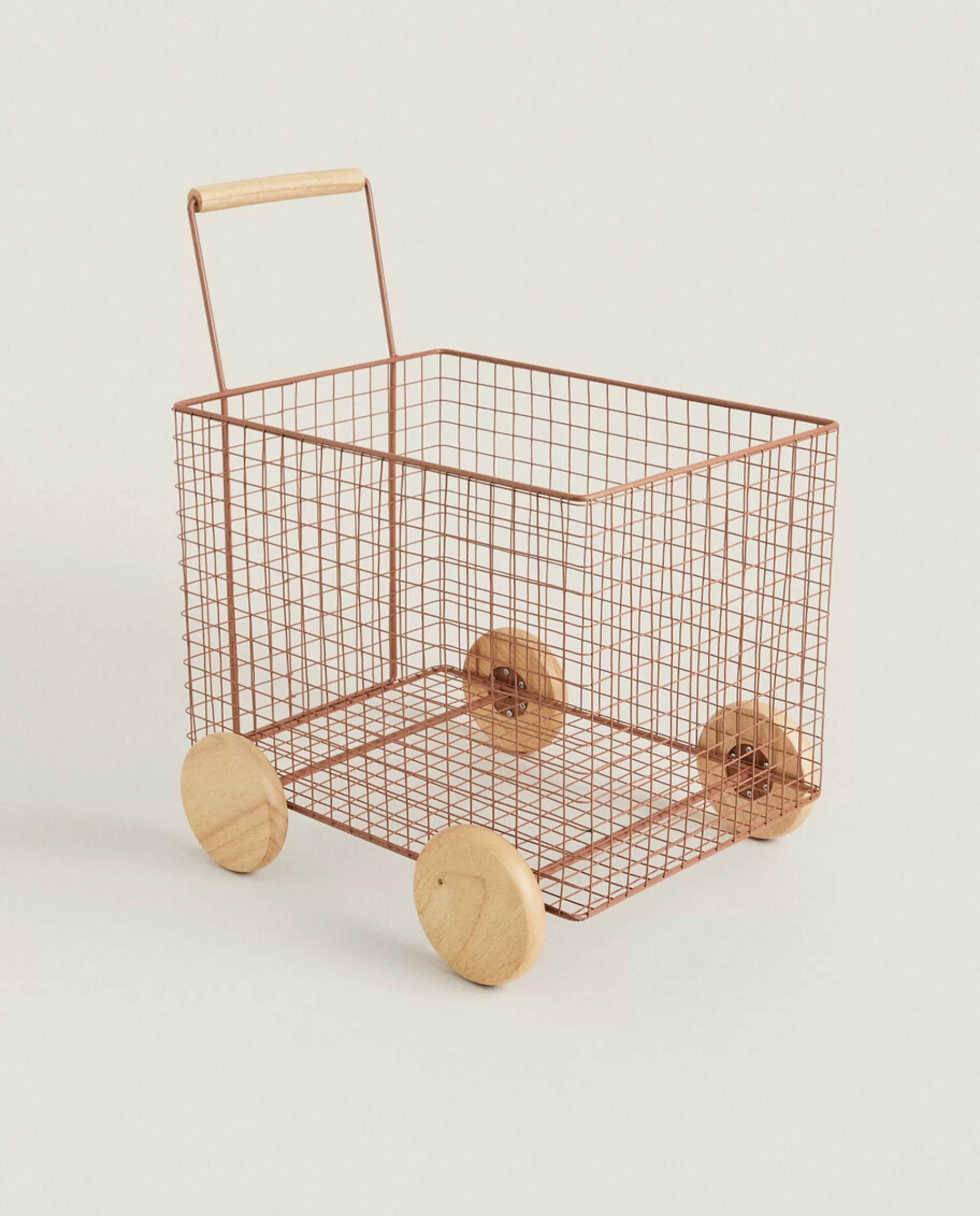 ZARA Home Metal Cart With Wheels Brown Clearance
