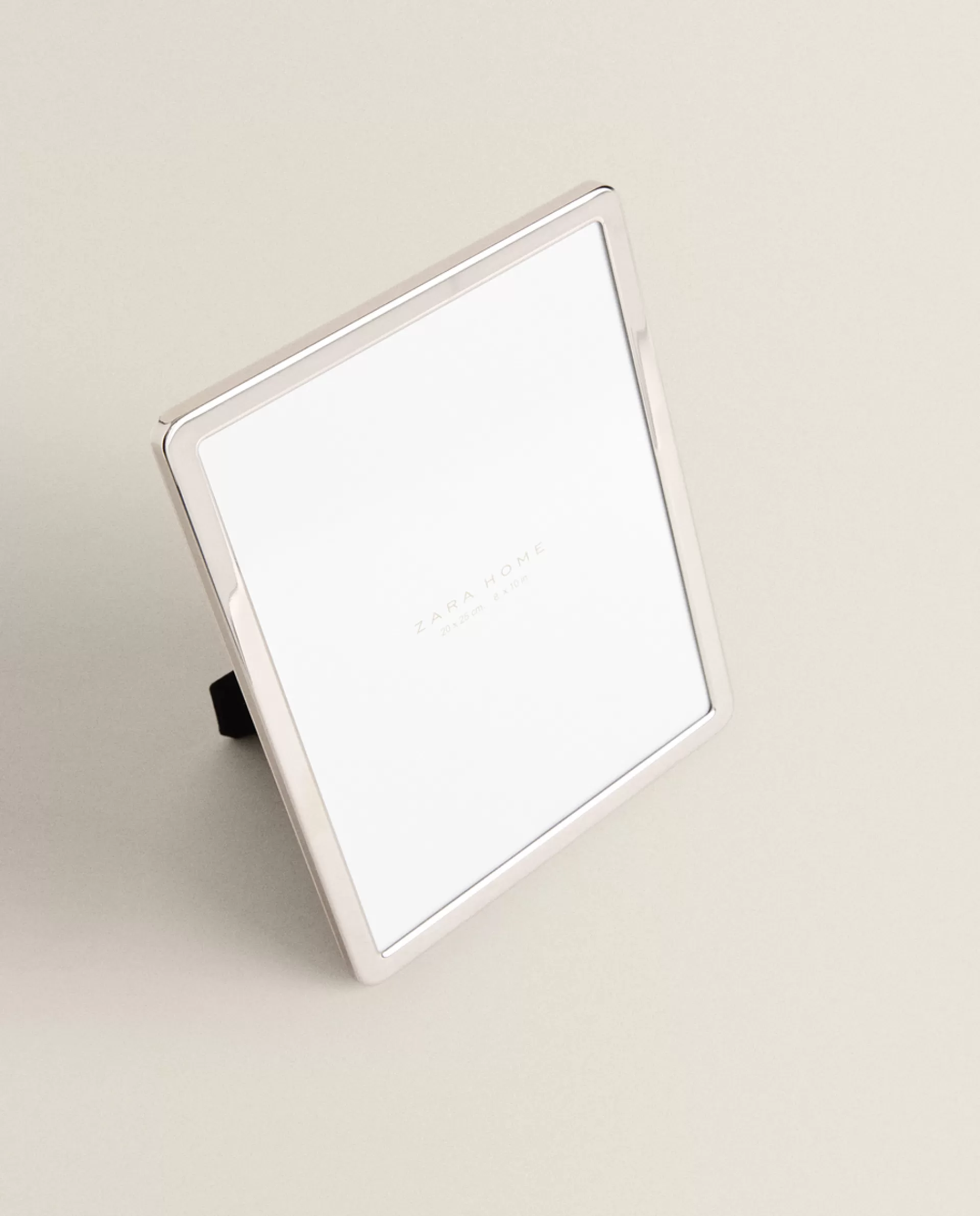 ZARA Home Metal Frame With Rounded Edges Silver Sale