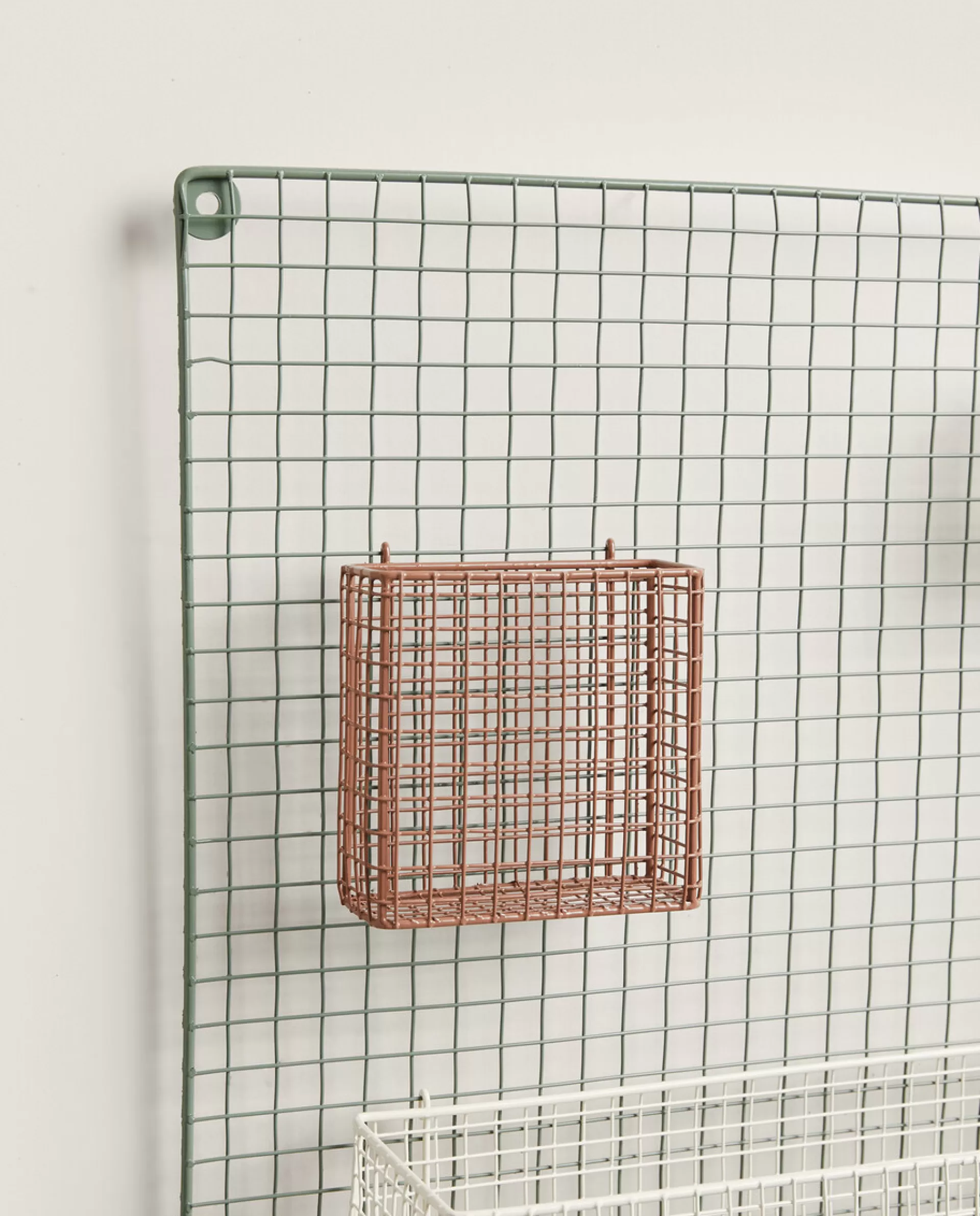 ZARA Home Metal Hanging Organizer Green Sale