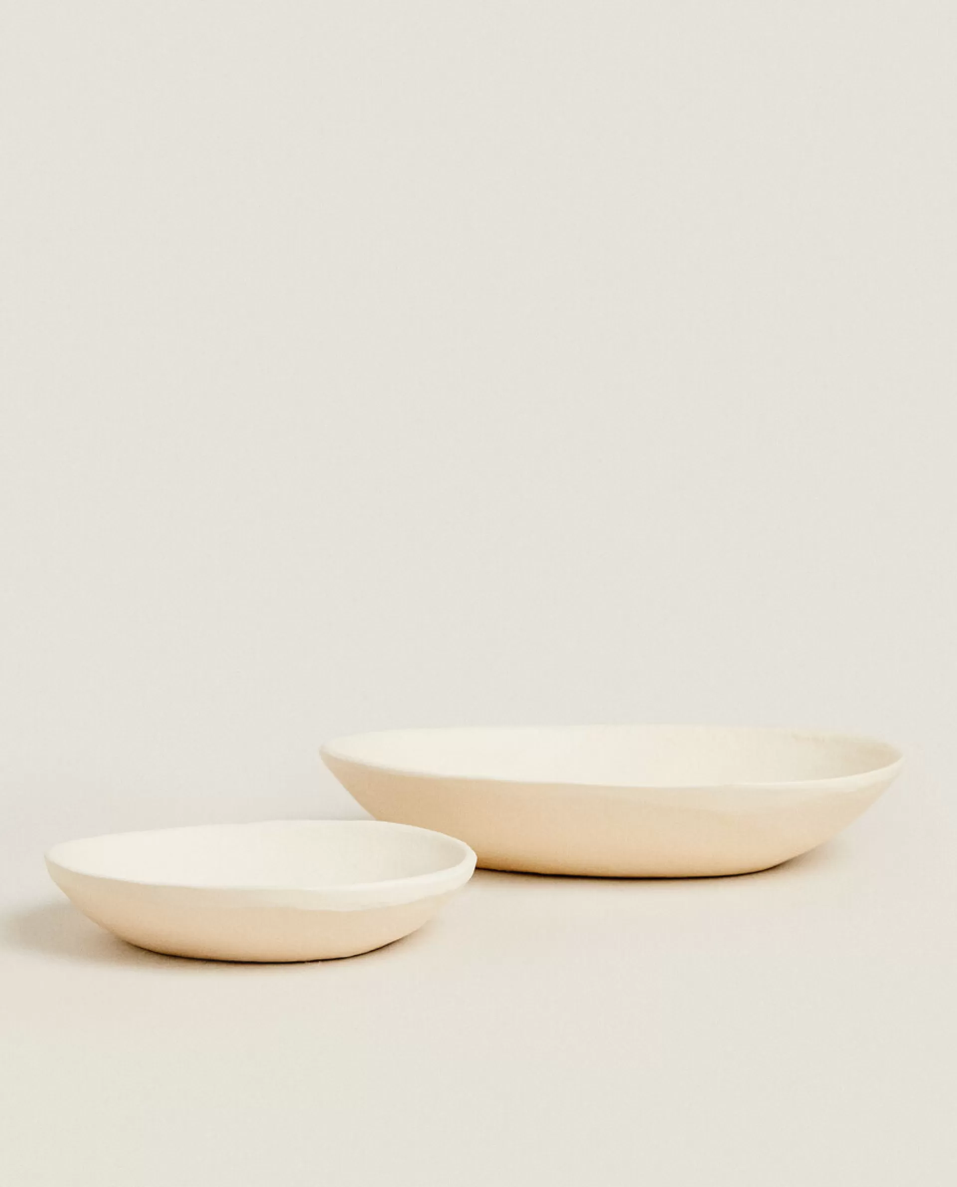 ZARA Home Metal Tray Cream Fashion