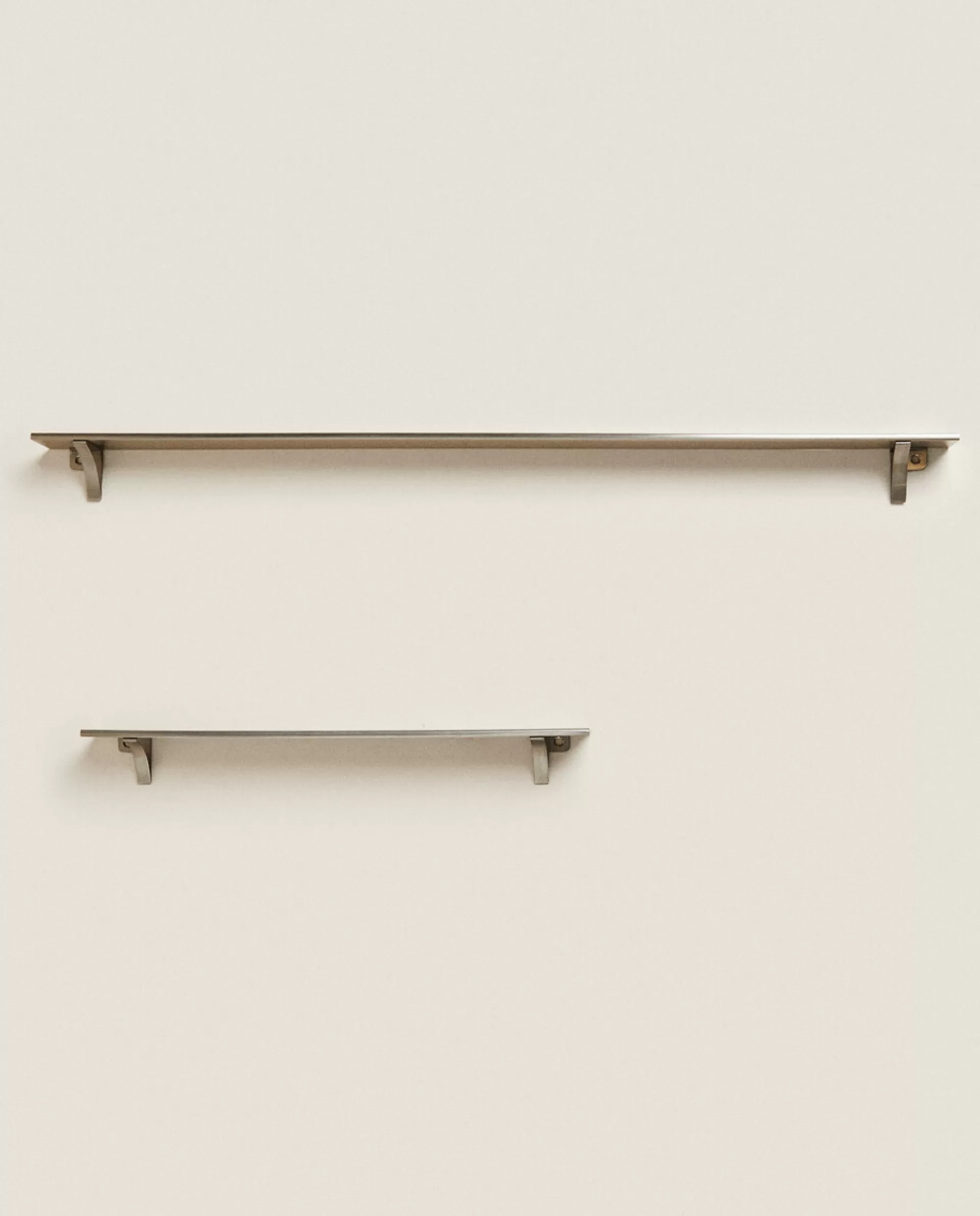 ZARA Home Metallic Shelving Grey Flash Sale