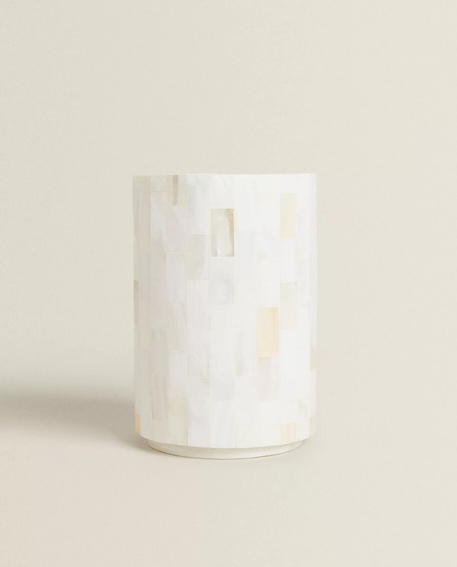 ZARA Home Mother-Of-Pearl Tumbler White Clearance