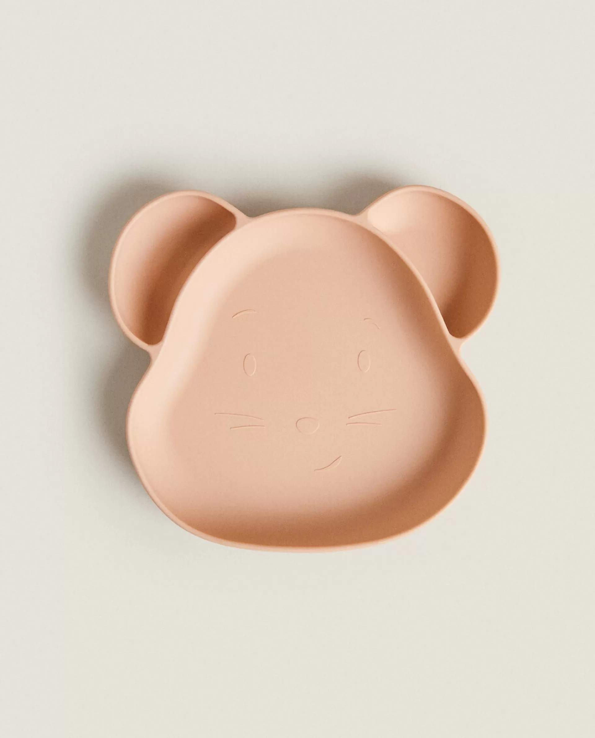ZARA Home Mouse Silicone Plate Pink Best Sale