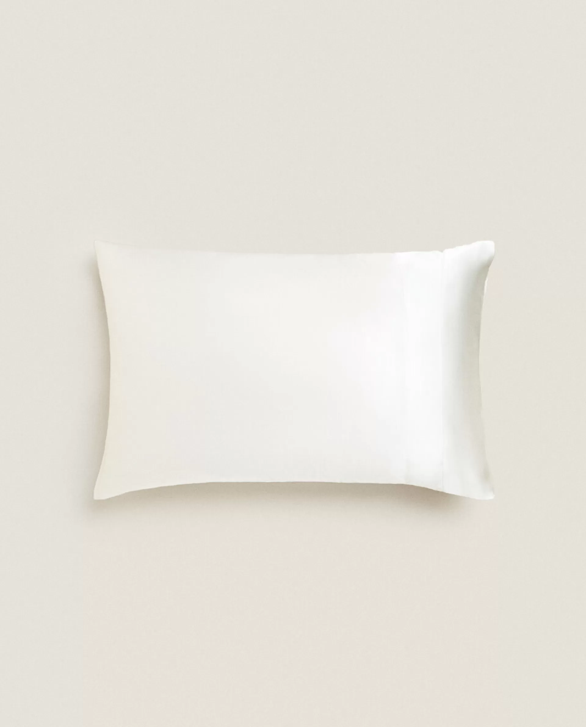 ZARA Home 100% Mulberry Silk Pillowcase Oyster White Store