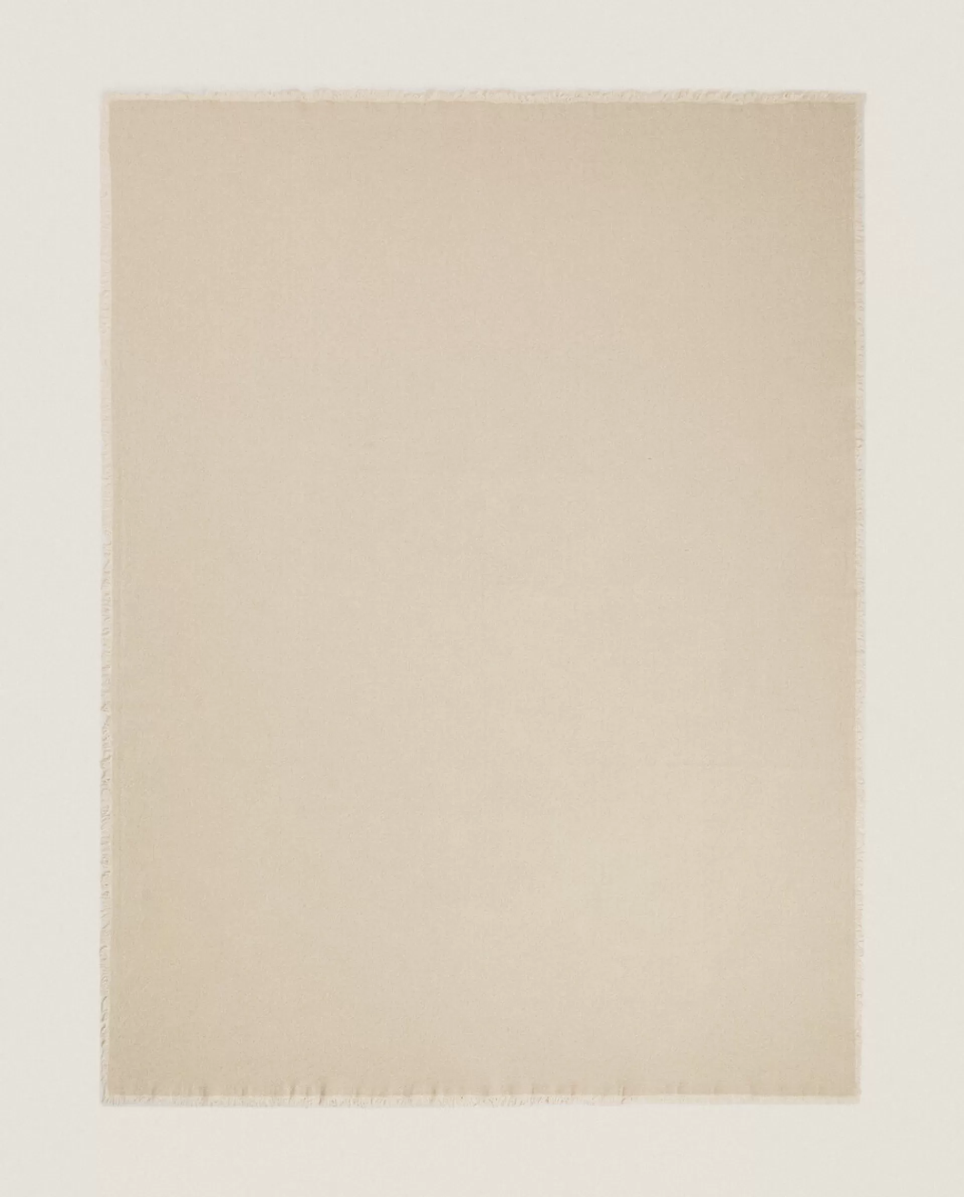 ZARA Home Multipurpose Linen Blanket Natural Colour Best Sale
