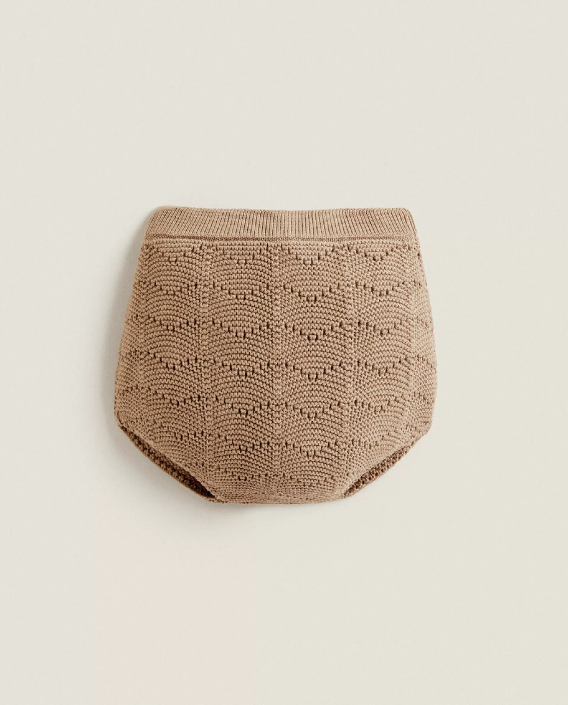 ZARA Home Openwork Baby Bloomers Brown Cheap