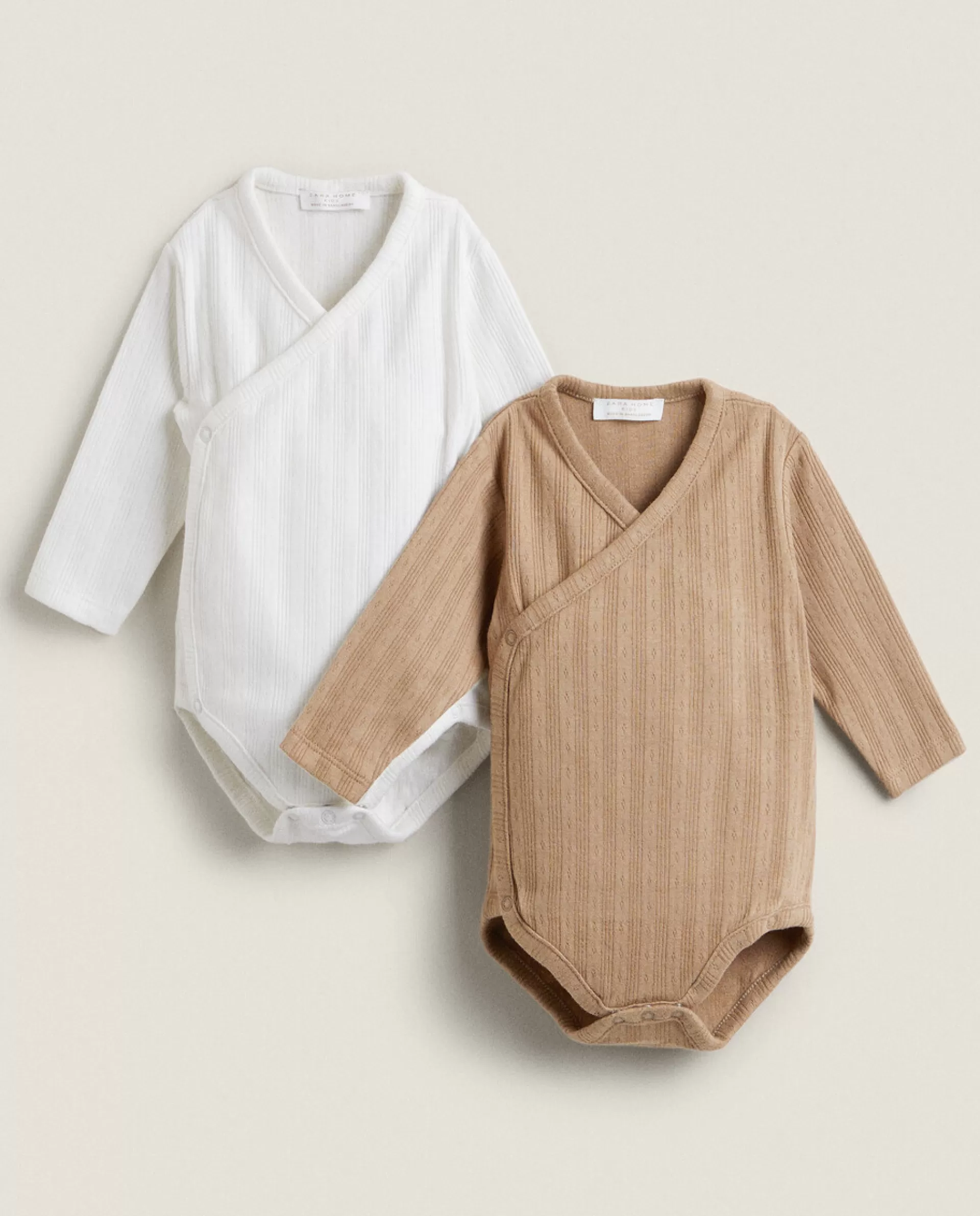 ZARA Home Openwork Bodysuits (Pack Of 2) Multicolored Best Sale