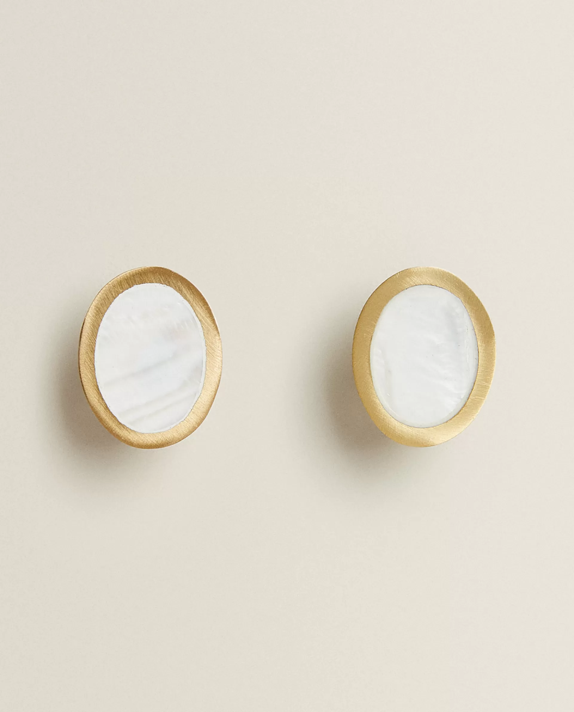 ZARA Home Oval Mother-Of-Pearl Door Knob (Pack Of 2) Natural Colour Online