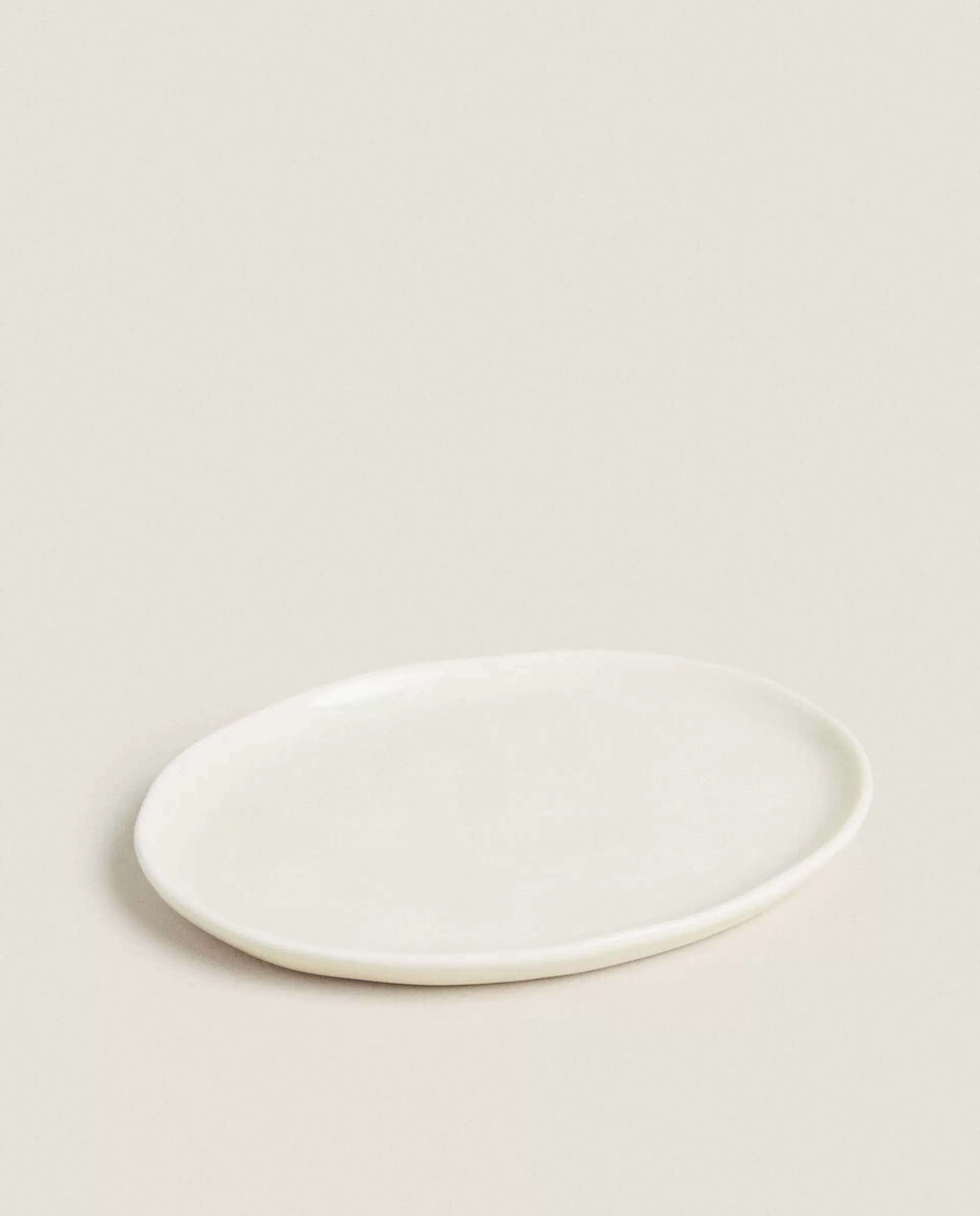 ZARA Home Oval Tray Cream Clearance