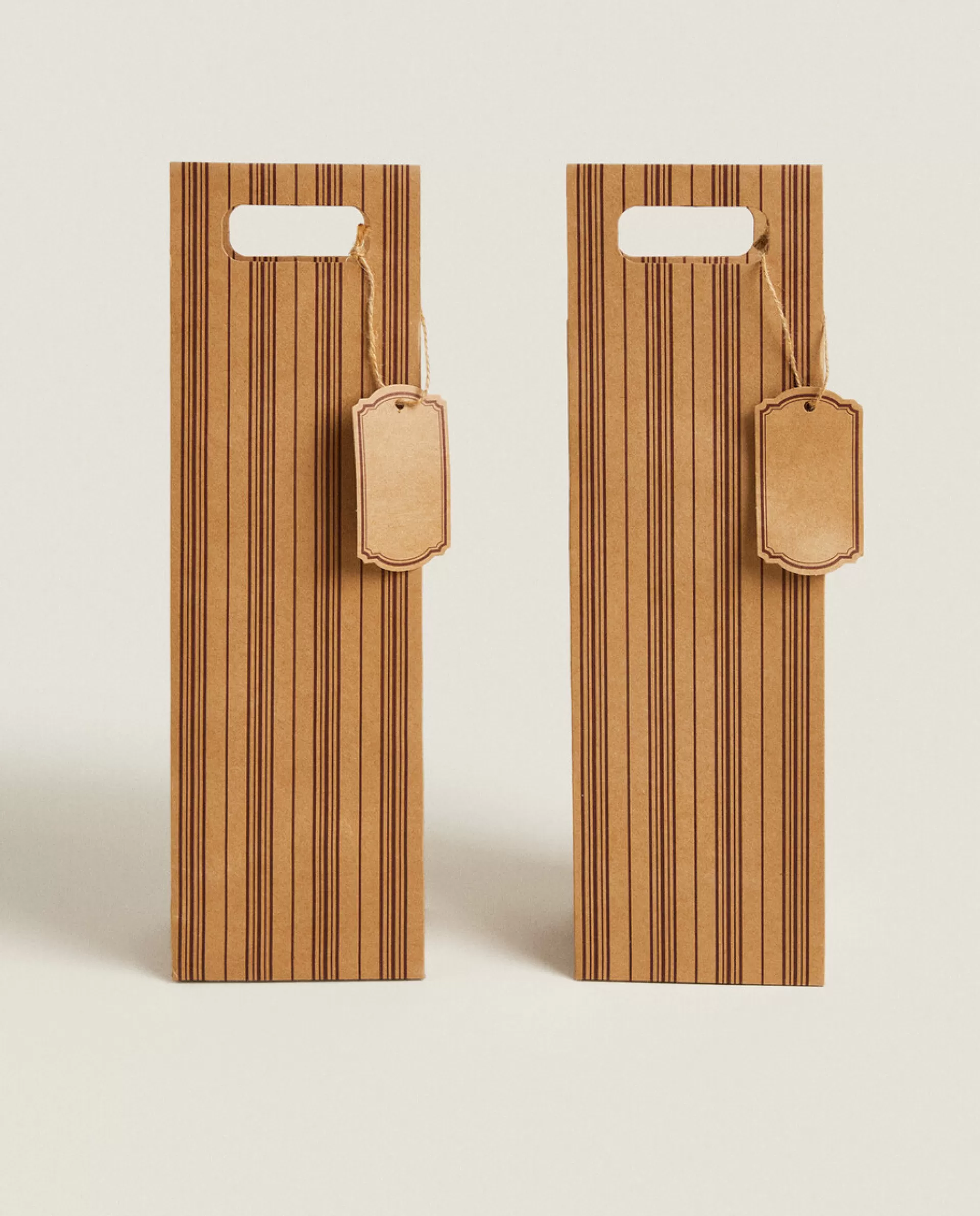 ZARA Home Pack Of Wine Gift Bags Brown Flash Sale