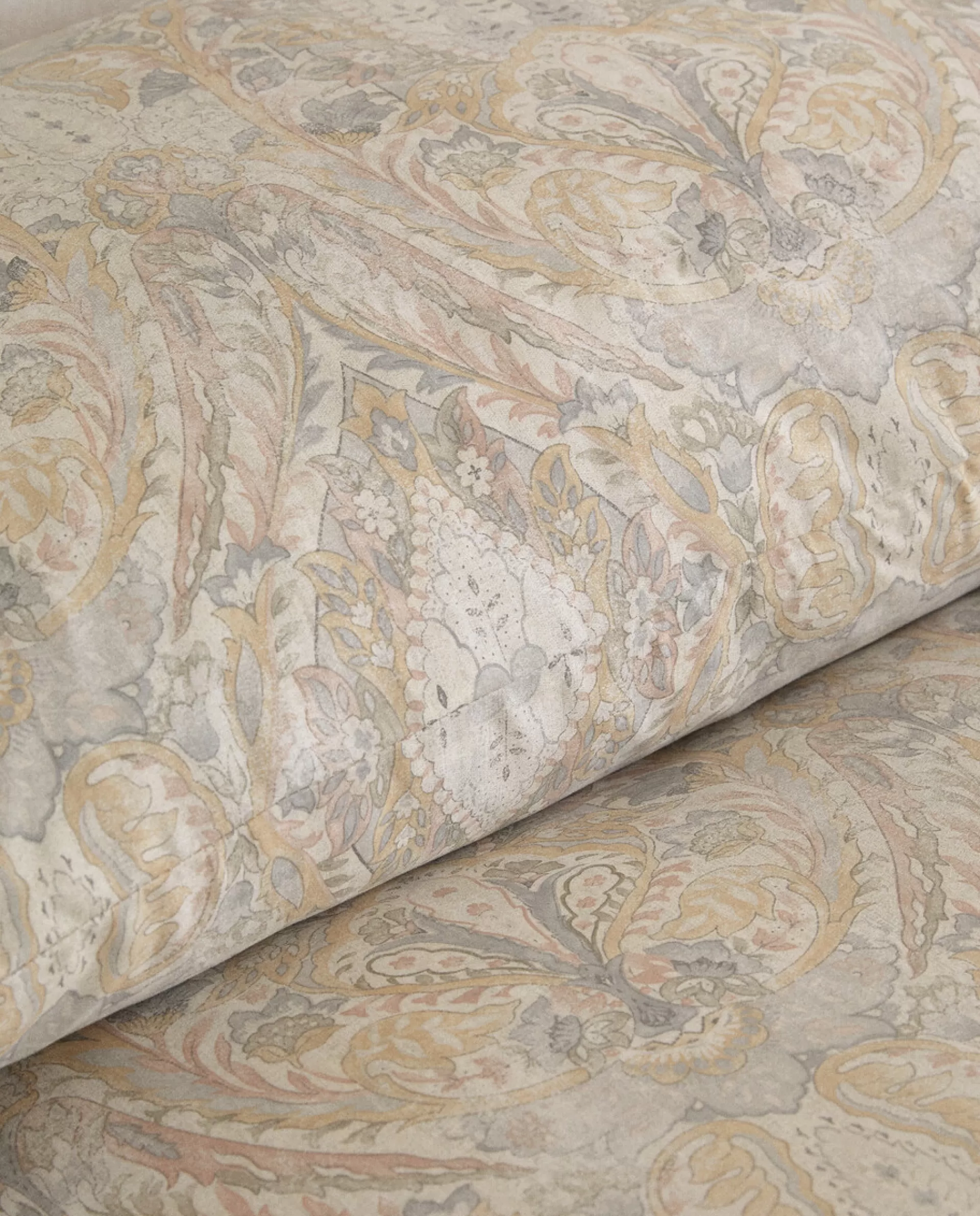 ZARA Home Paisley-Print Duvet Cover Grey/Blue Sale