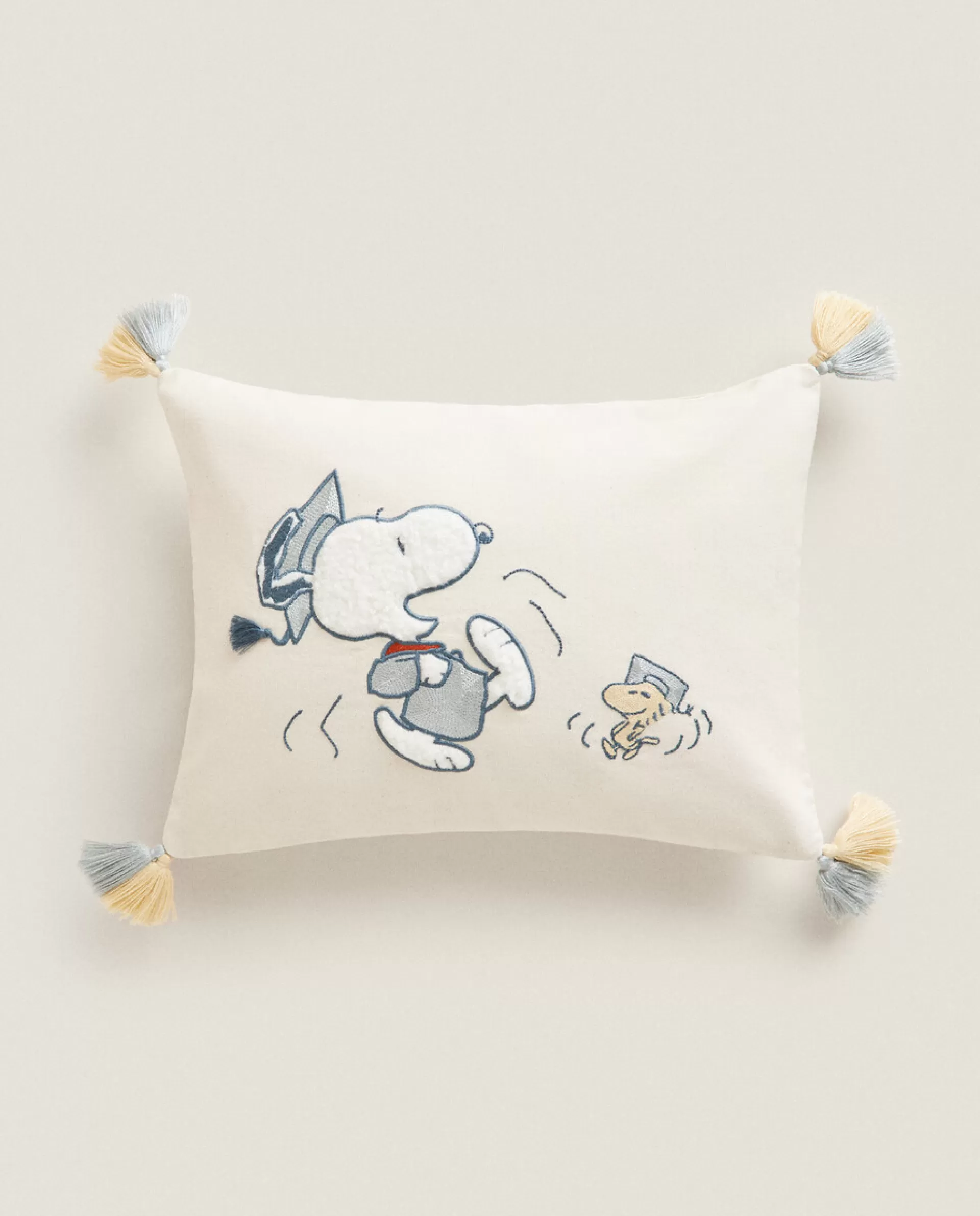 ZARA Home Peanuts™ Throw Pillow Cover With Tassels Multicolored Best Sale