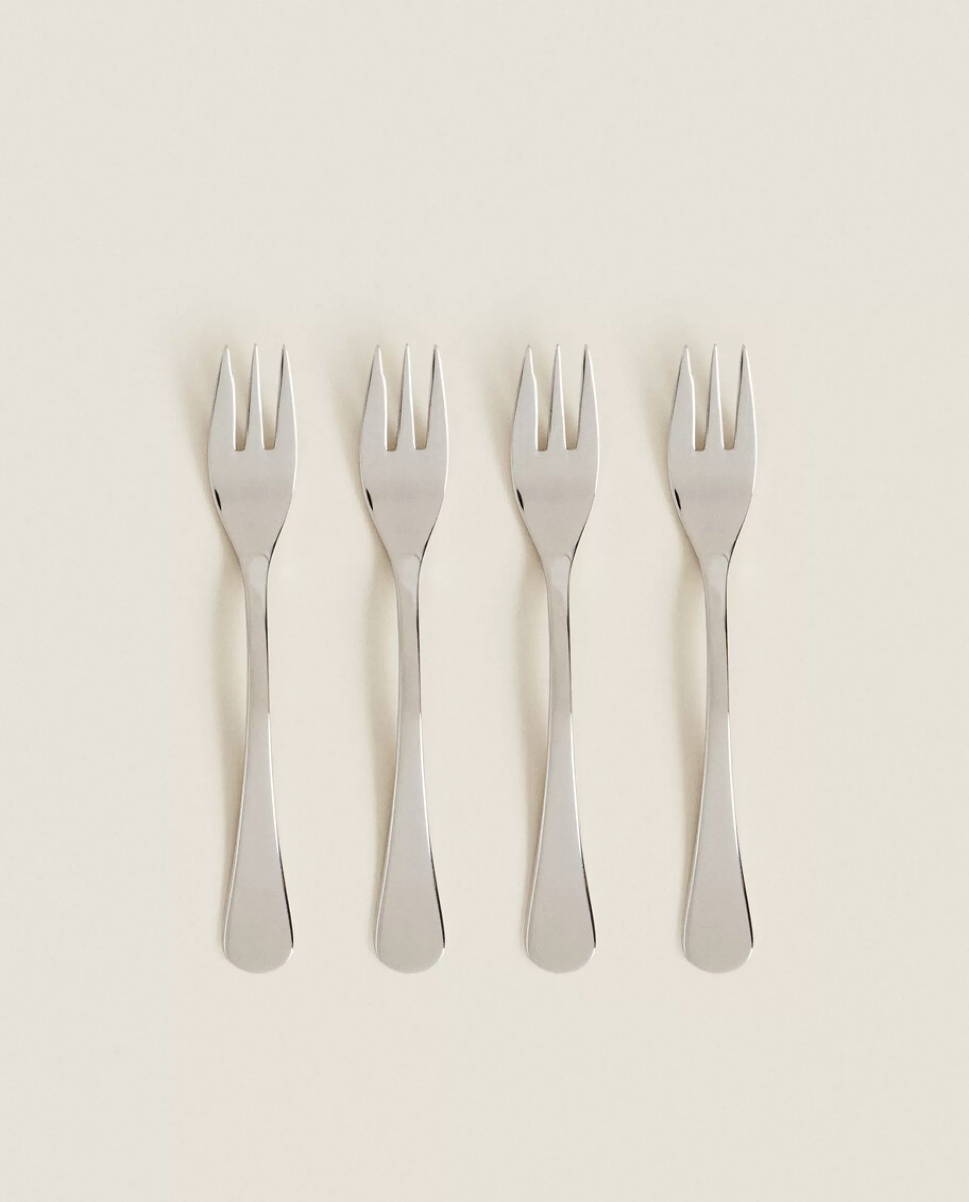 ZARA Home 4-Piece Brunch Fork Box Steel Grey Sale