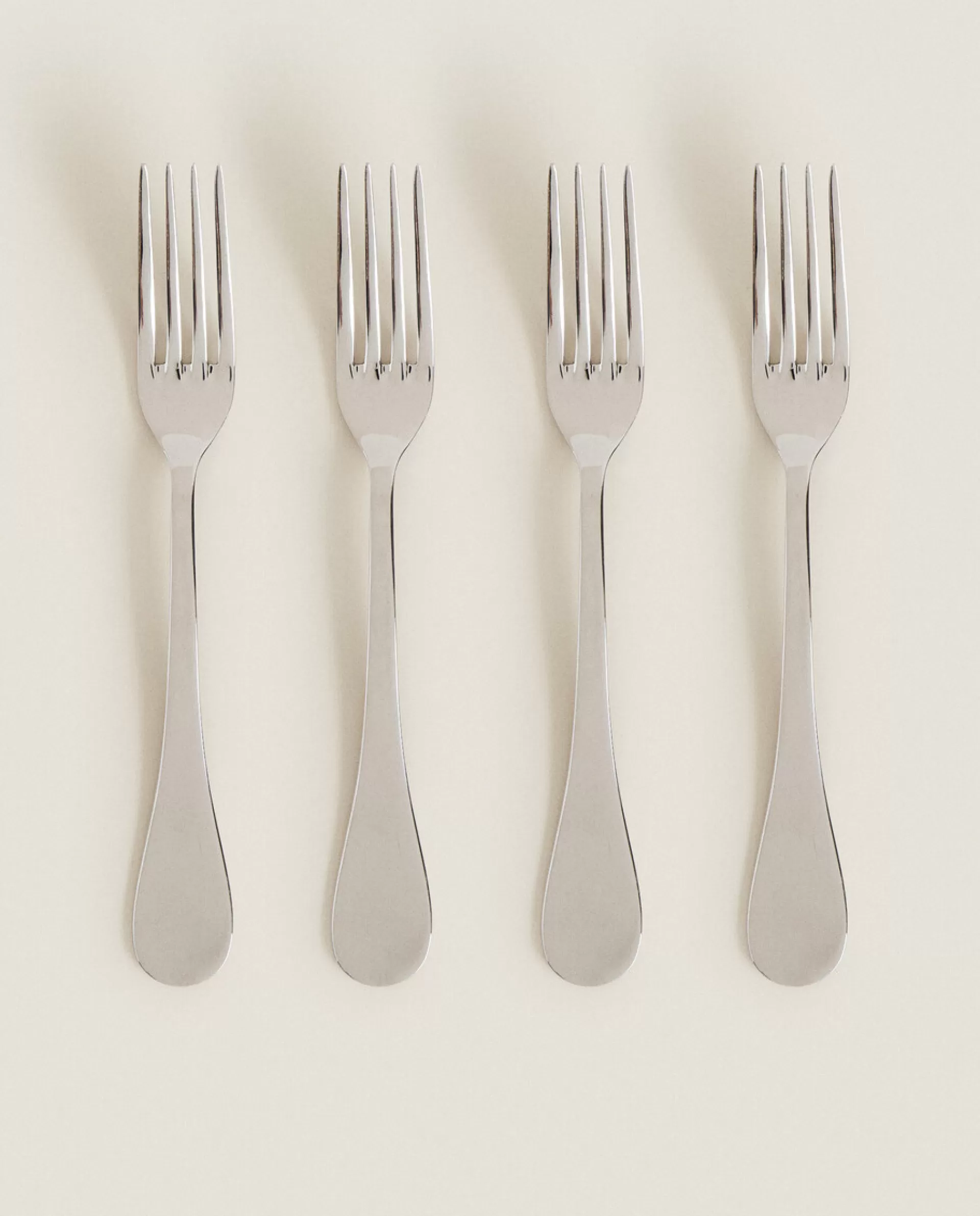 ZARA Home 4-Piece Classic Fork Box Steel Grey Sale