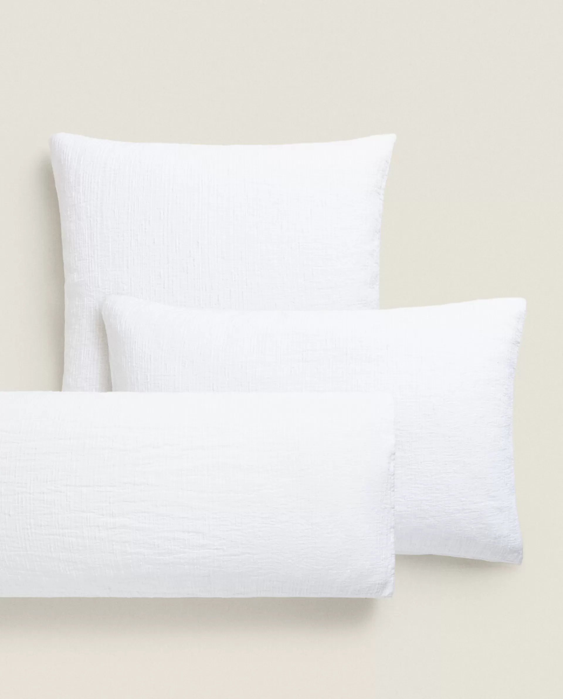 ZARA Home Pillowcase With Bedspread Quilt Effect White Sale