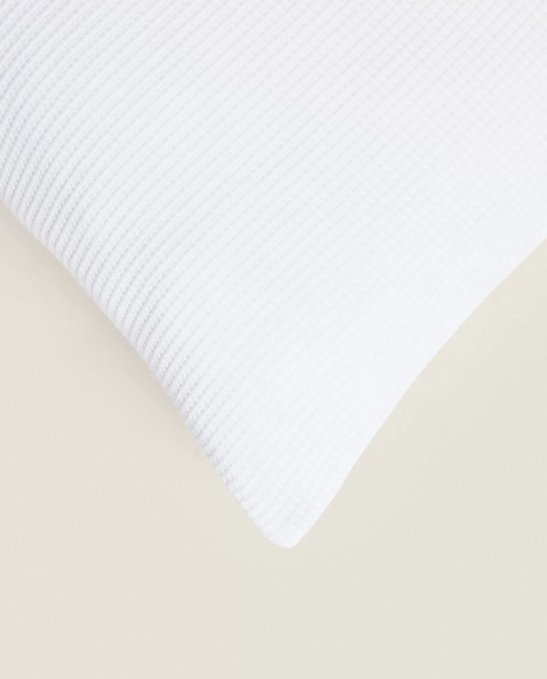 ZARA Home Pique Throw Pillow White Flash Sale