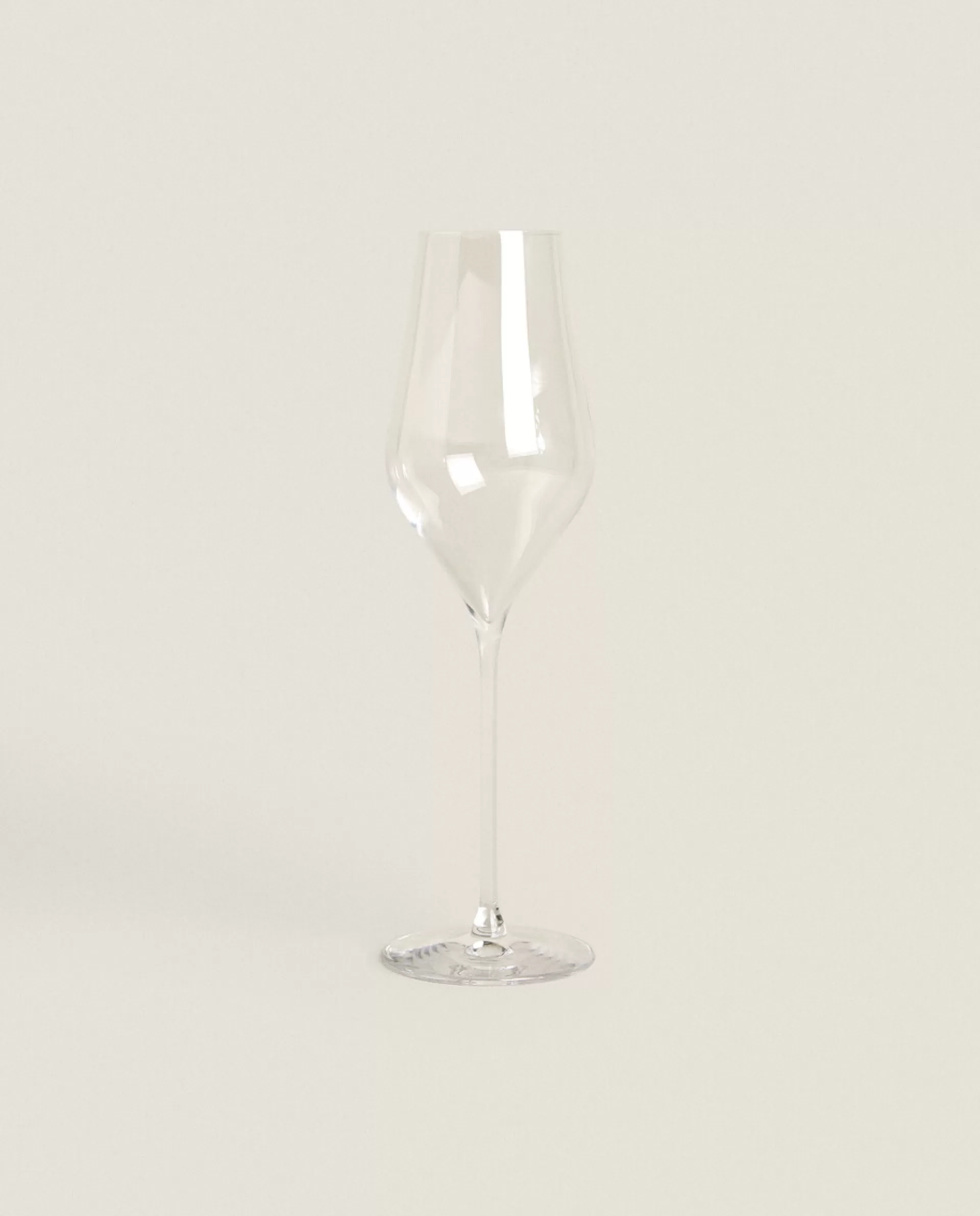 ZARA Home Plain Crystalline Sparkling Wine Flute Transparent Cheap