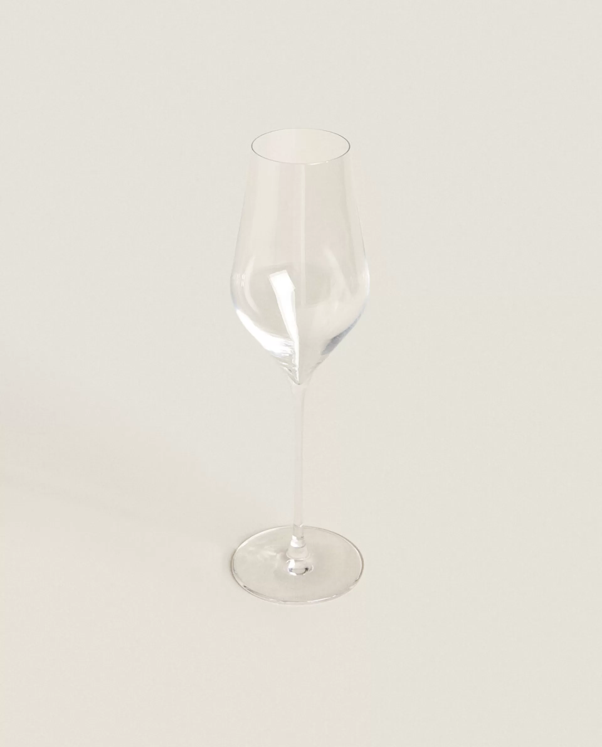 ZARA Home Plain Crystalline Sparkling Wine Flute Transparent Cheap