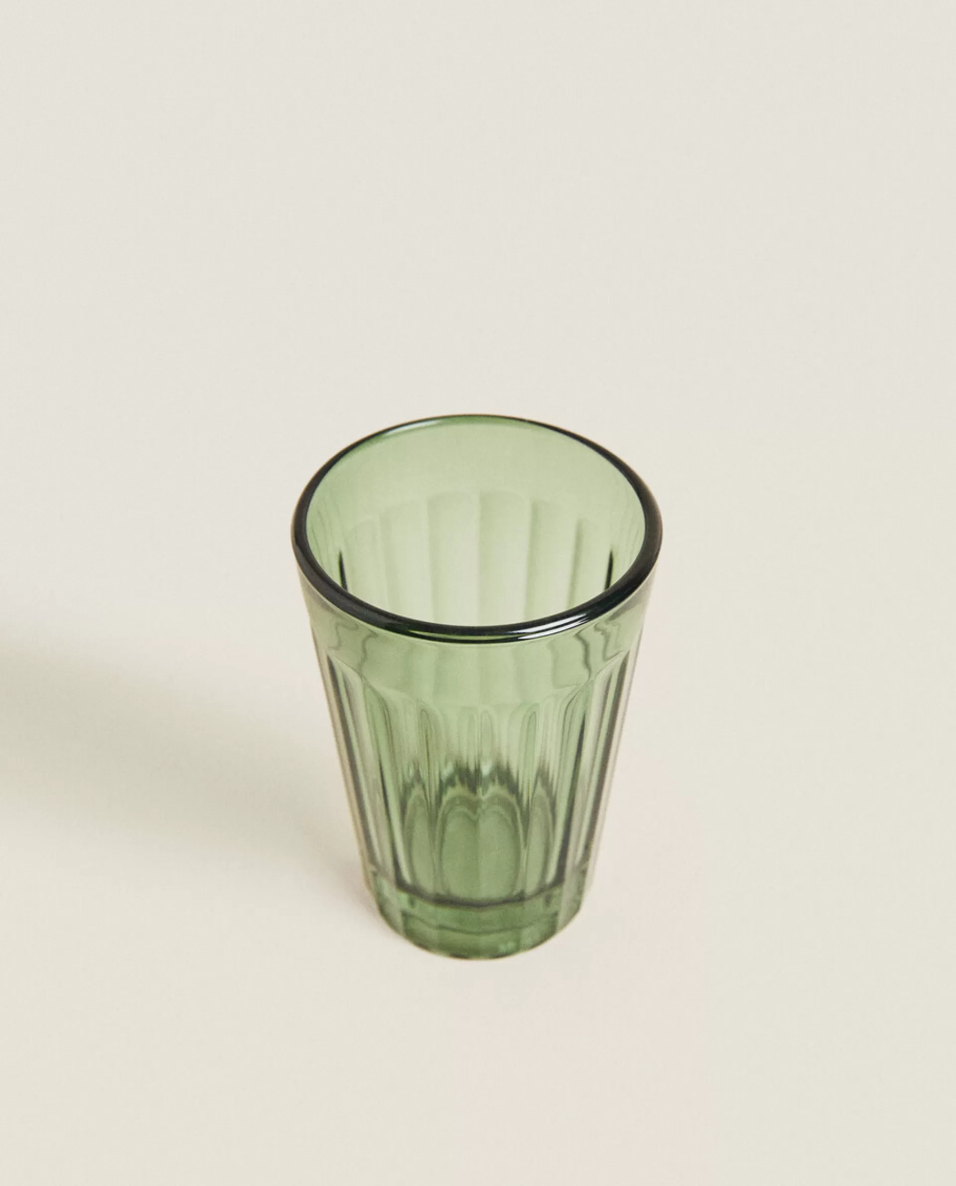 ZARA Home Raised Design Glass Tumbler Green Online