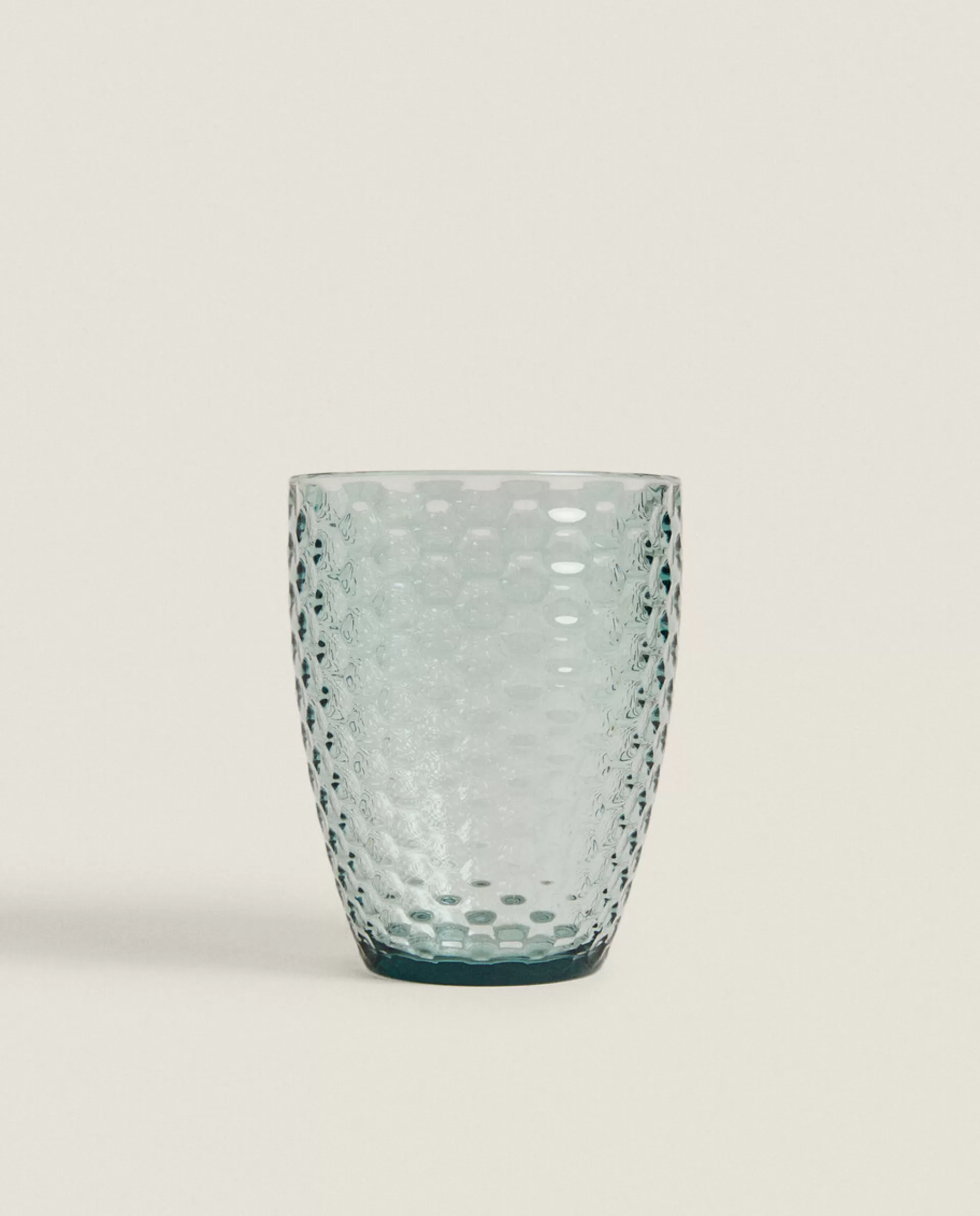 ZARA Home Raised Honeycomb Design Tumbler Blue Online