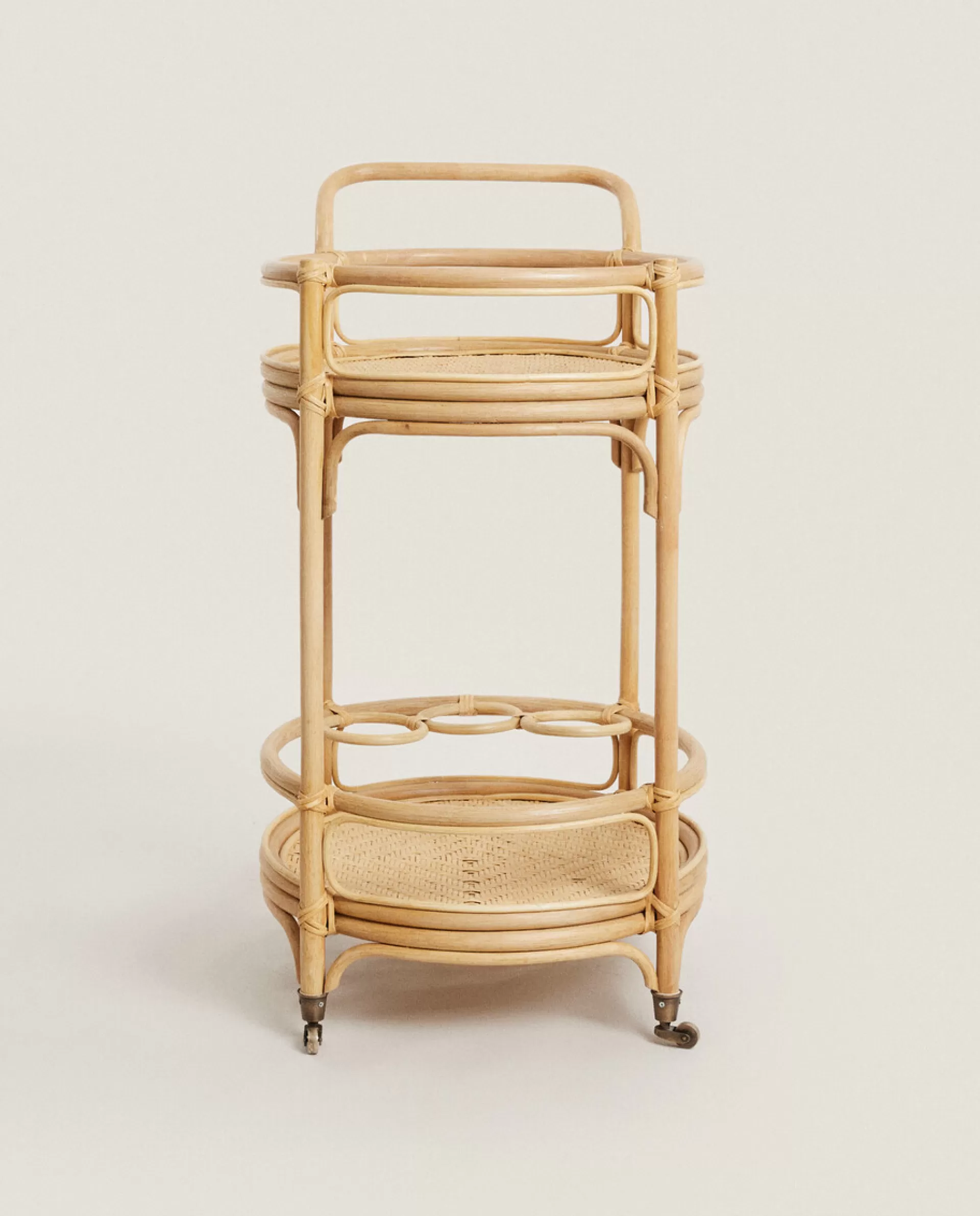 ZARA Home Rattan Trolley Natural Colour Online