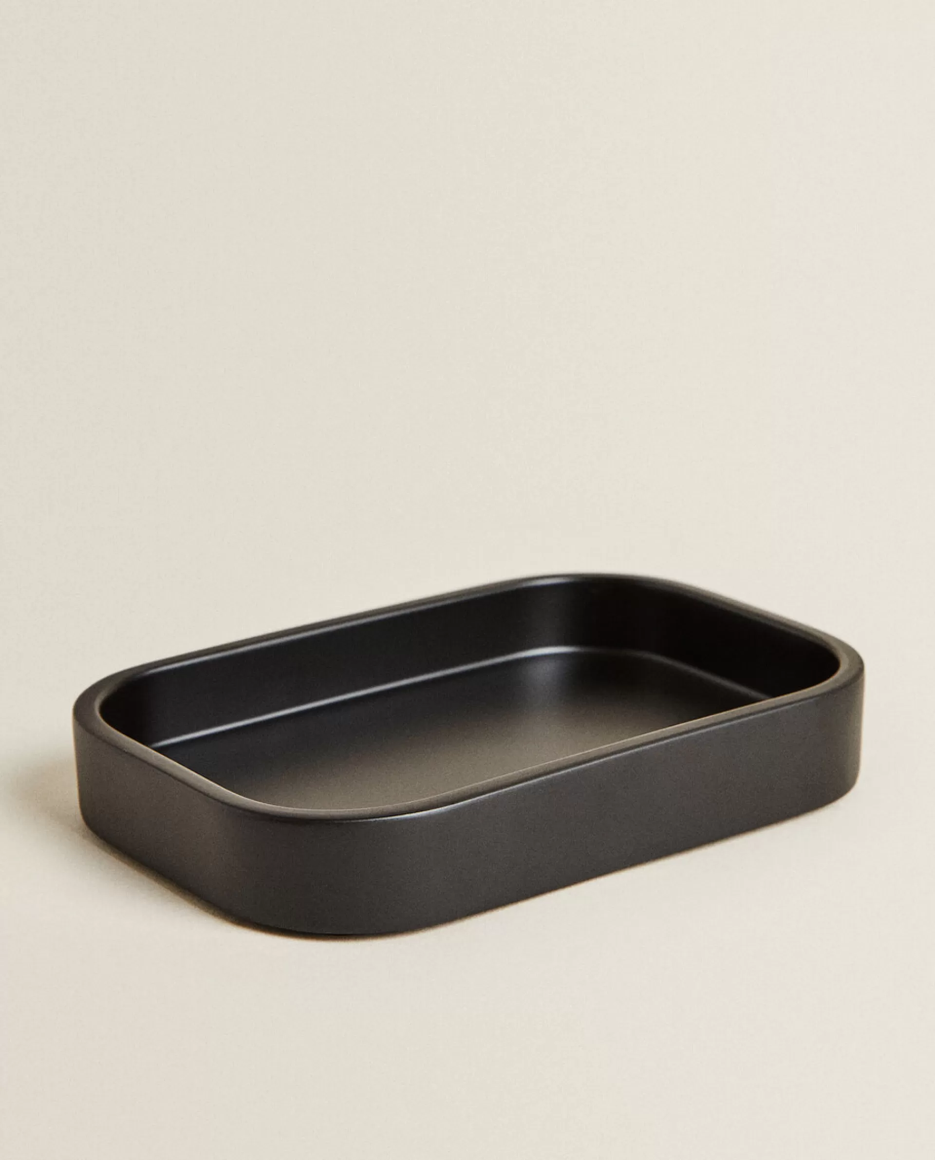 ZARA Home Resin Soap Dish Black Cheap
