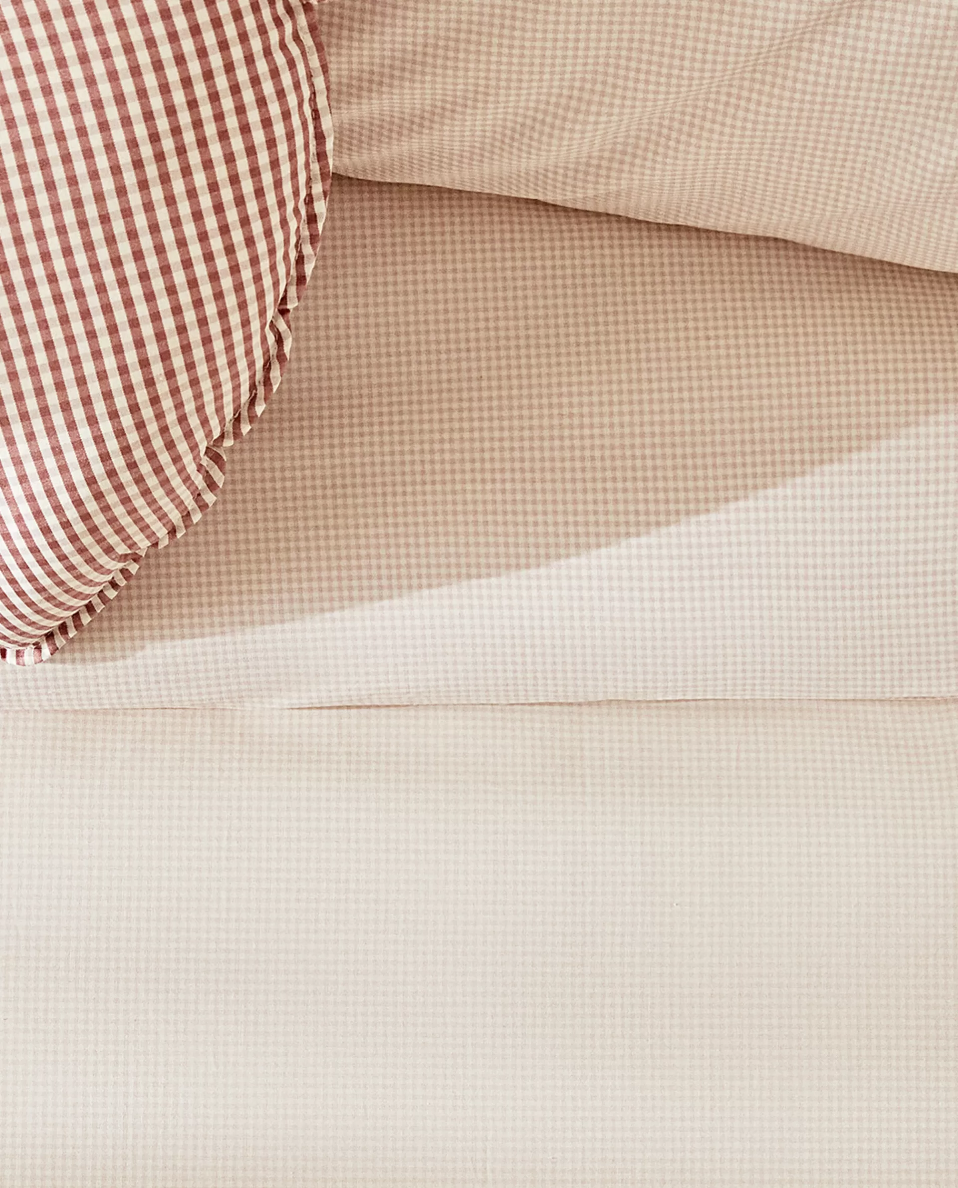 reversible_gingham_duvet_cover_2-3.webp ZARA Home Reversible Gingham Duvet Cover Pink Best