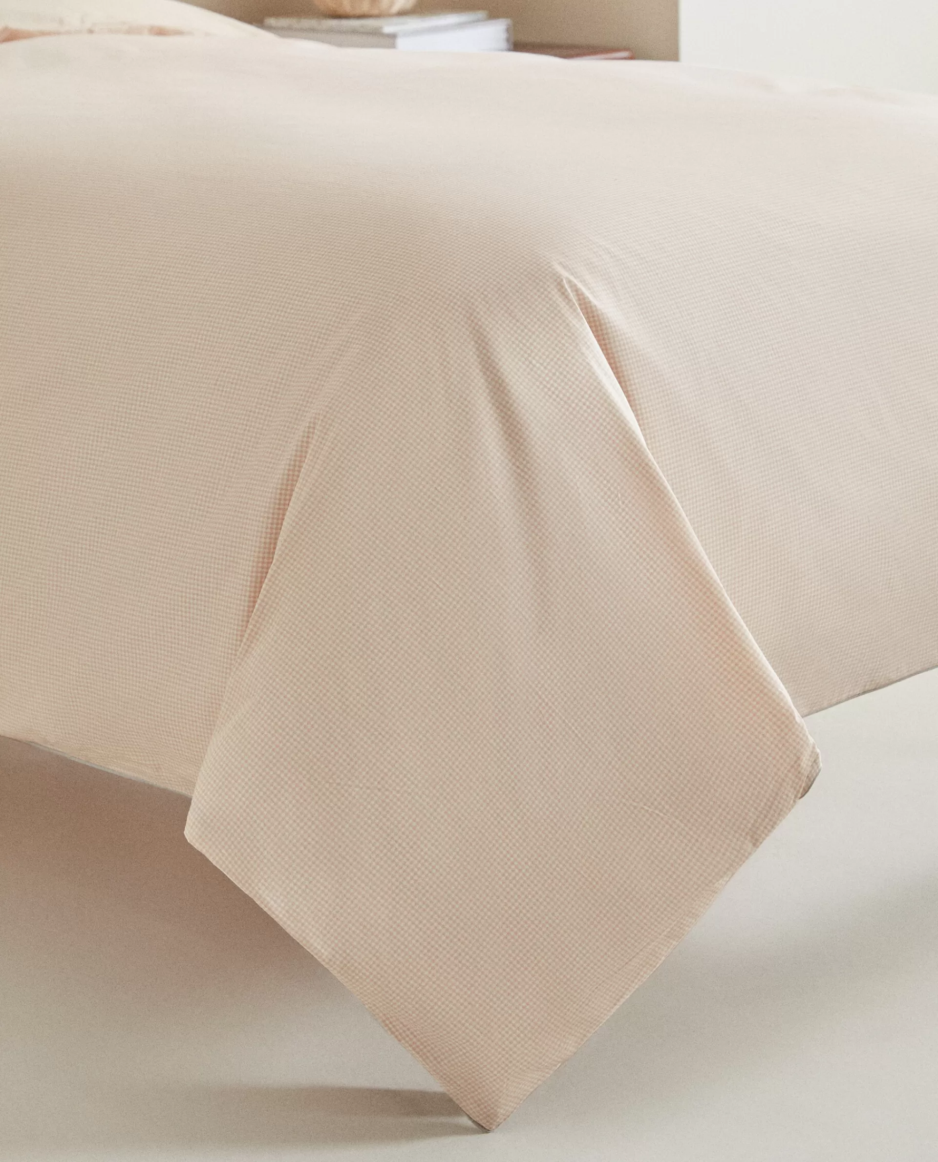 reversible_gingham_duvet_cover_4-3.webp ZARA Home Reversible Gingham Duvet Cover Pink Best