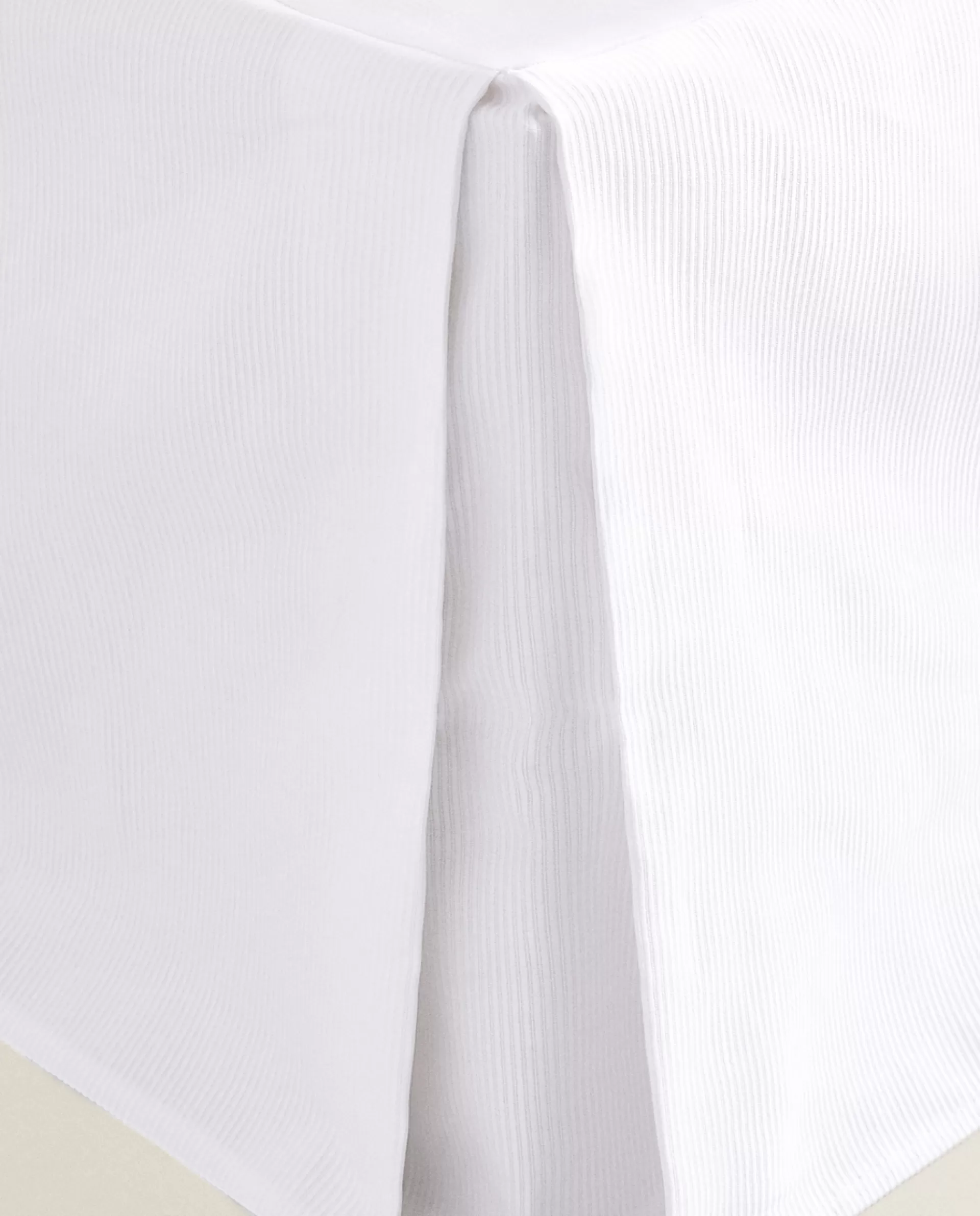 ZARA Home Ribbed Bedskirt White Fashion