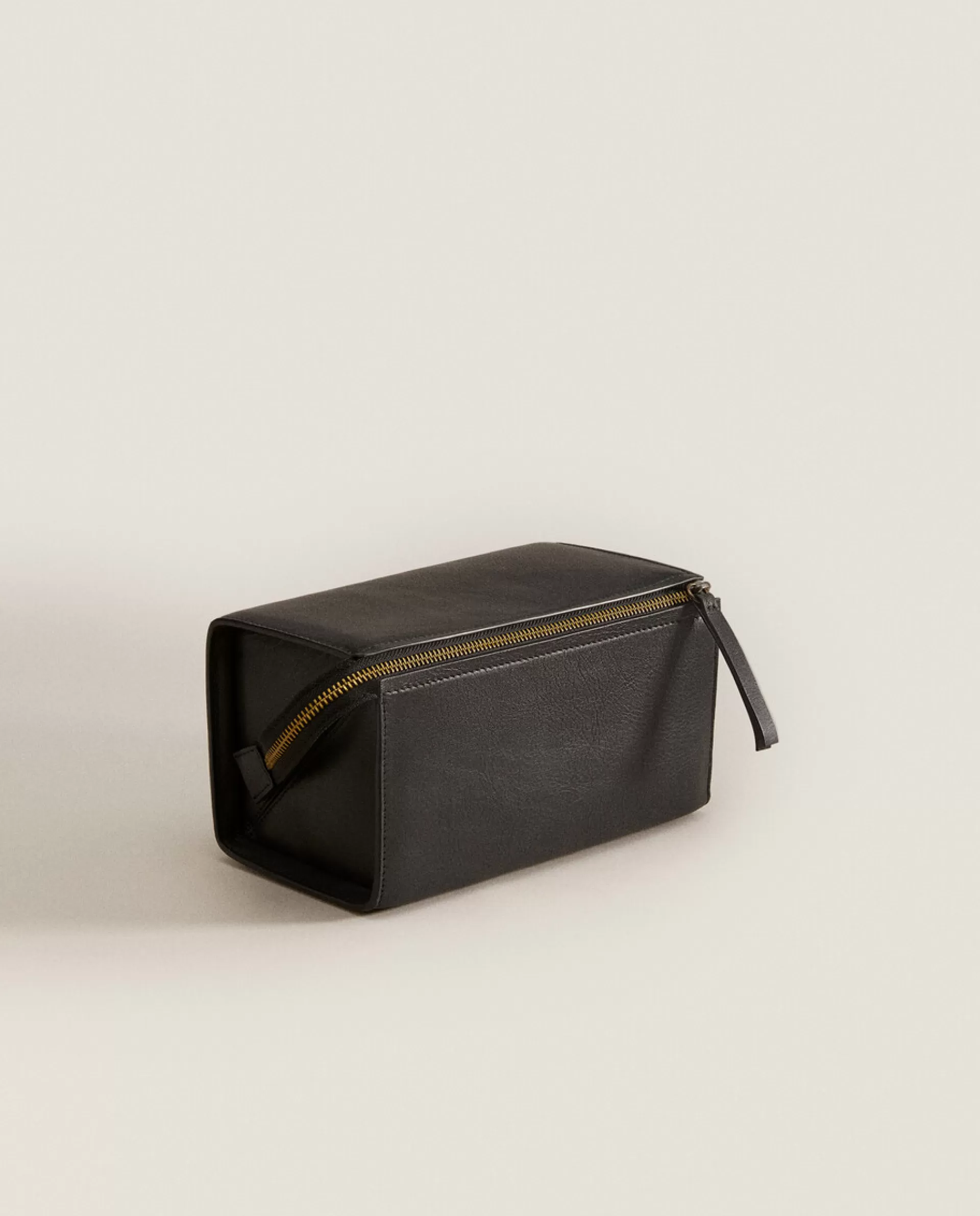 ZARA Home Rigid Leather Cosmetic Bag 1-040 Cheap