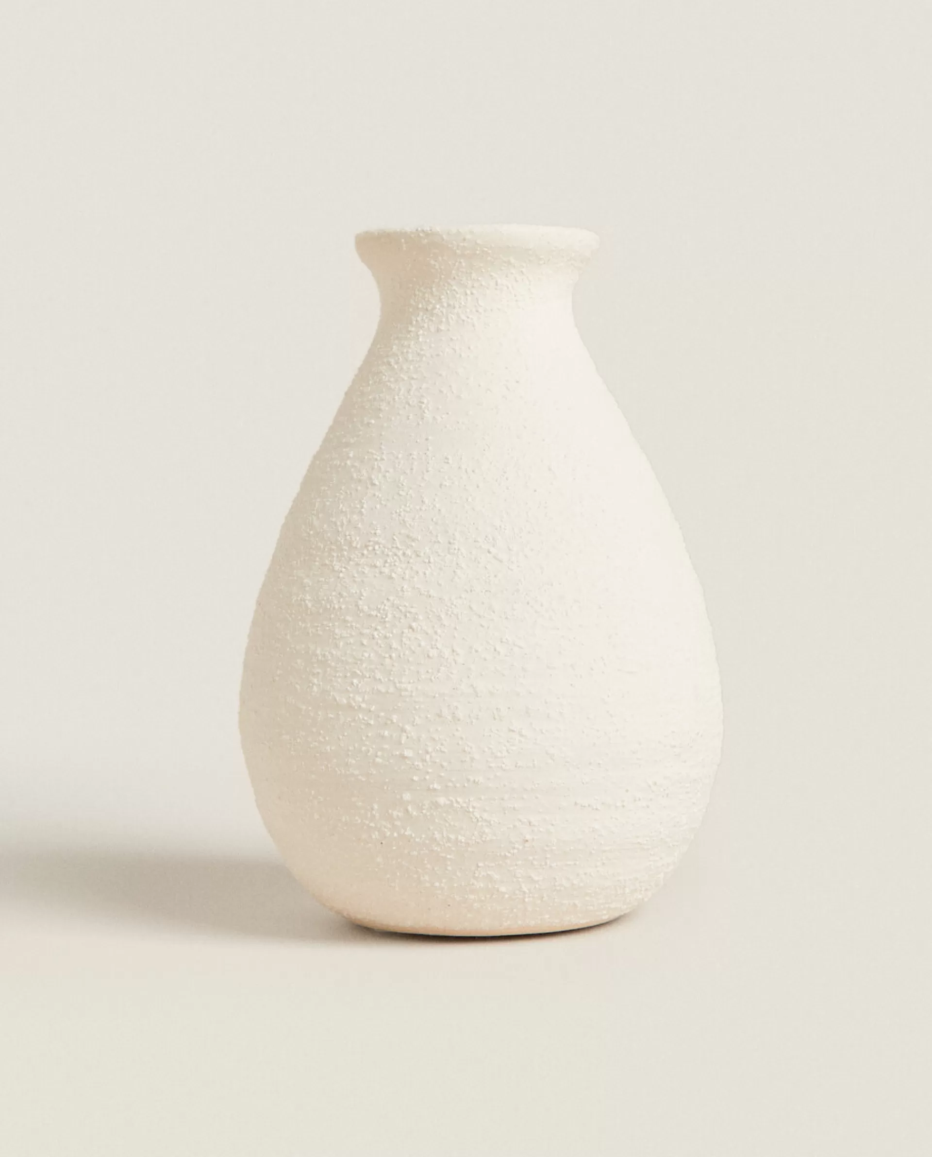 ZARA Home Rough Earthenware Vase White Shop