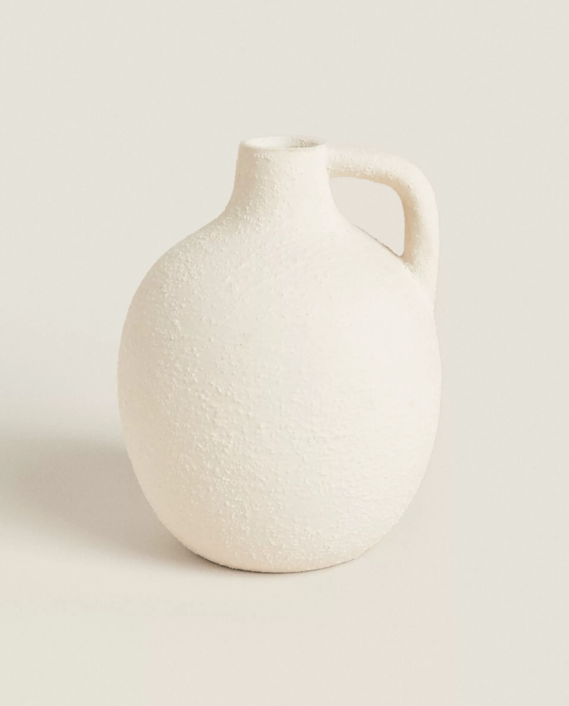 ZARA Home Rough Earthenware Vase White Store