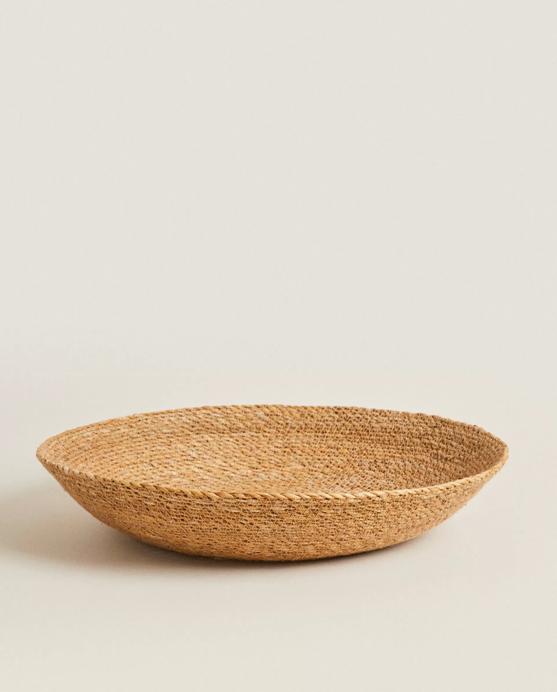 ZARA Home Round Basket Natural Colour Cheap