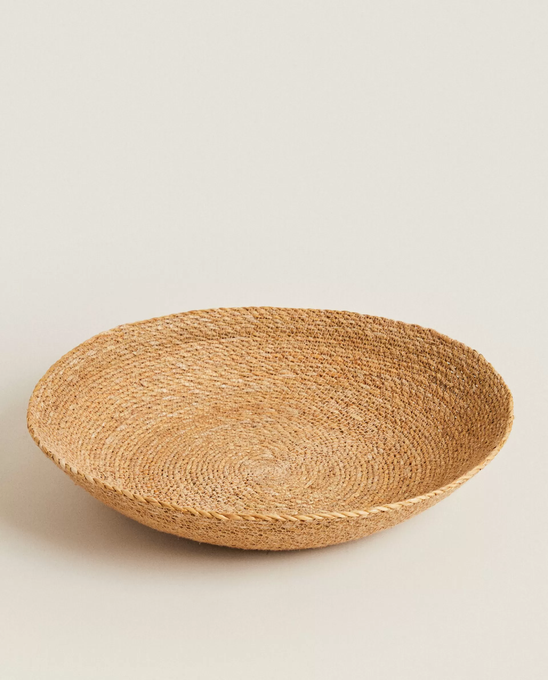 ZARA Home Round Basket Natural Colour Cheap