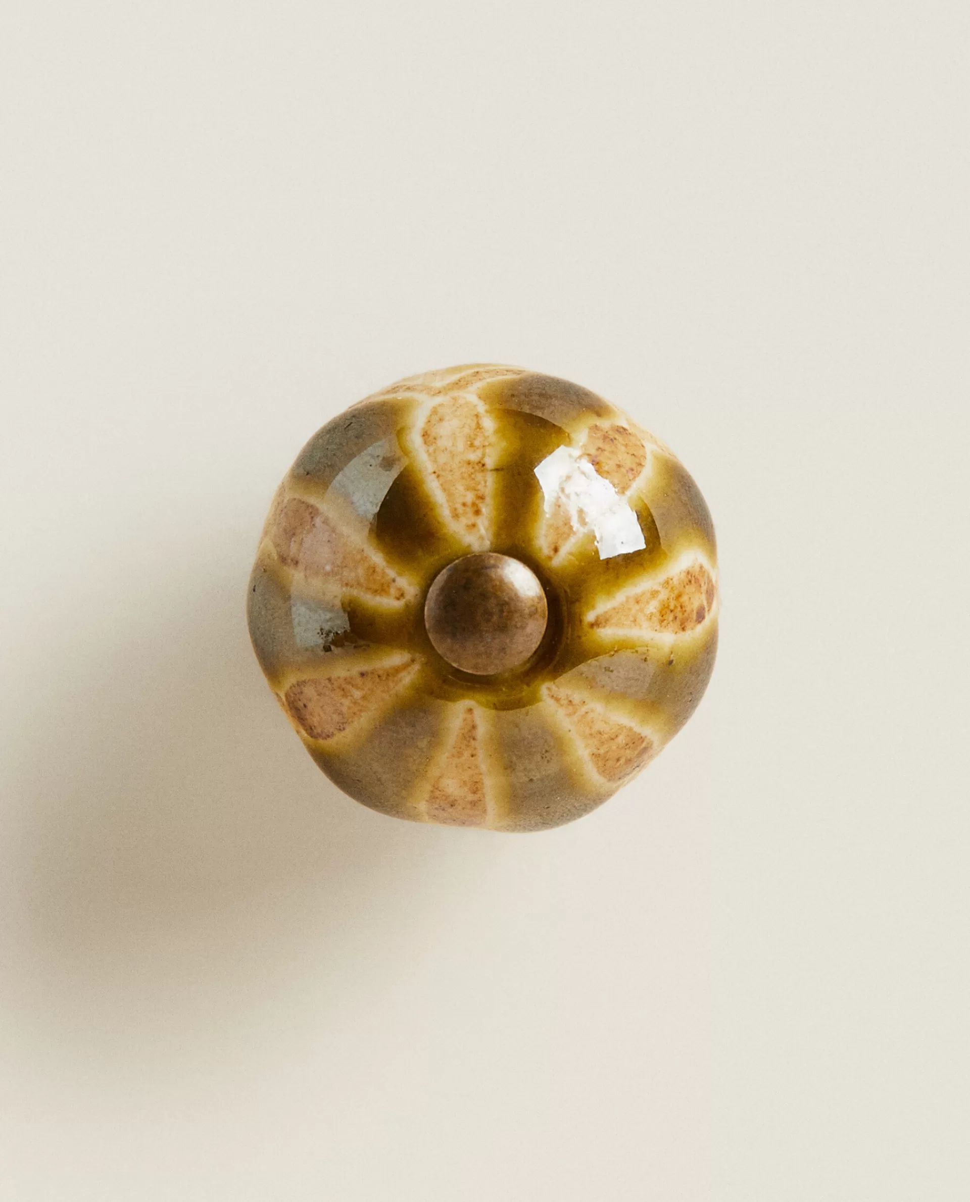 ZARA Home Round Ceramic Door Knob (Pack Of 2) Green Discount