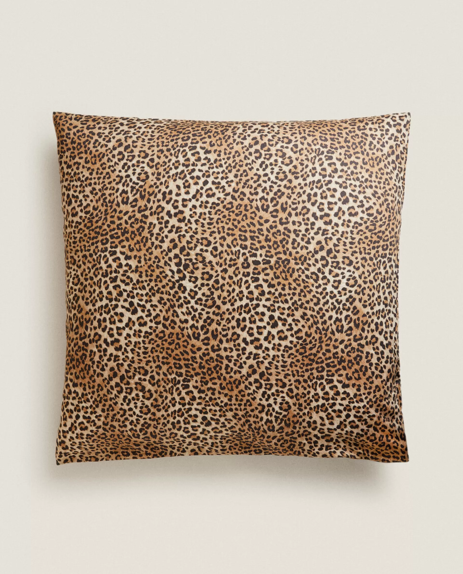 ZARA Home Sateen Pillowcase Leopard New