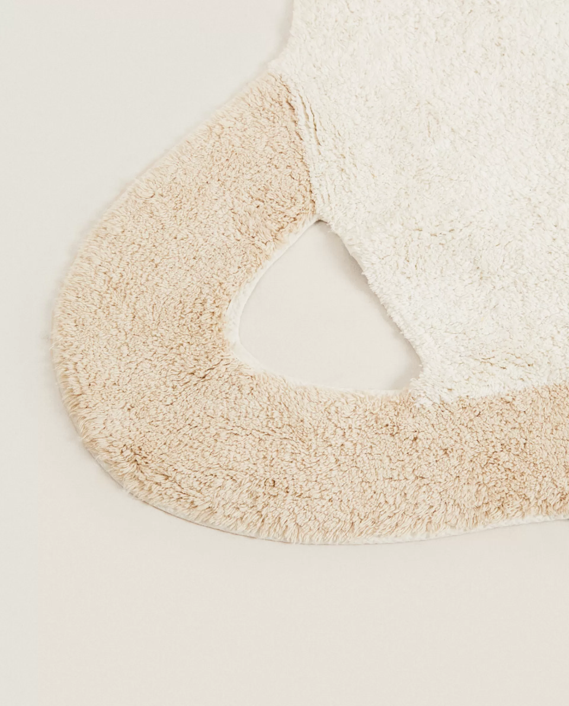 ZARA Home Saturn Shaped Rug Beige Cheap