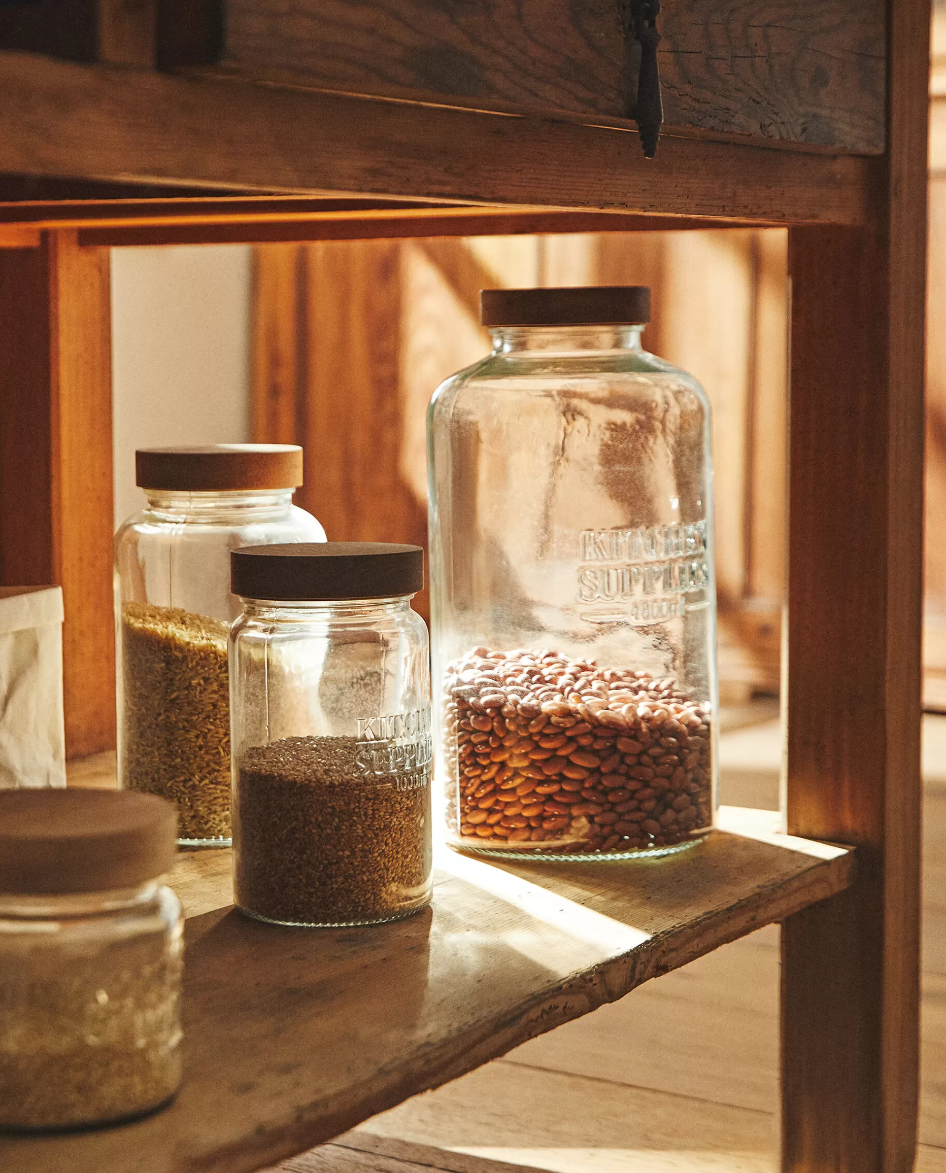 screw_top_glass_jar_2-1.webp ZARA Home Screw Top Glass Jar Natural Colour Sale