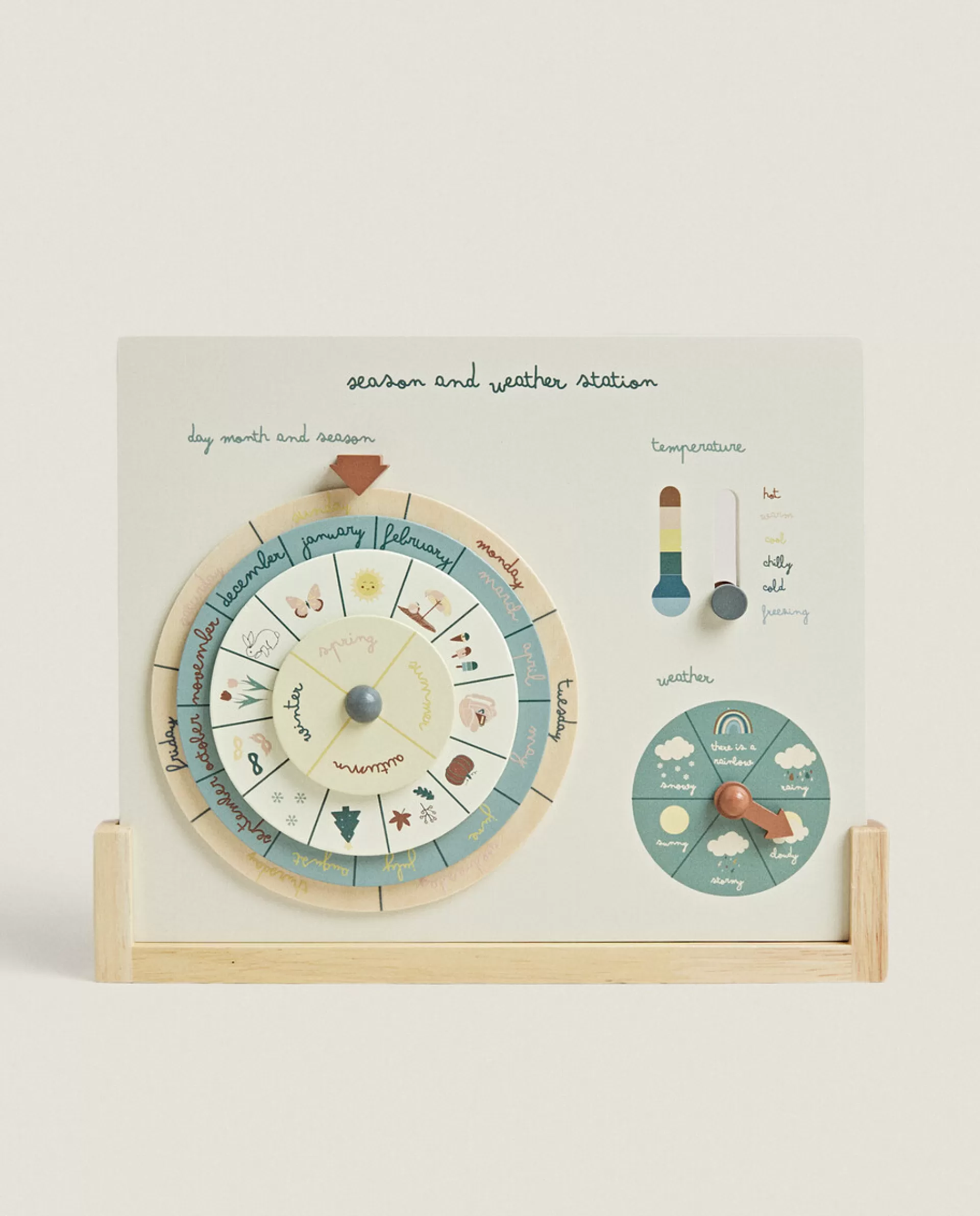 ZARA Home Seasons And Weather Chart Toy Multicolored Cheap