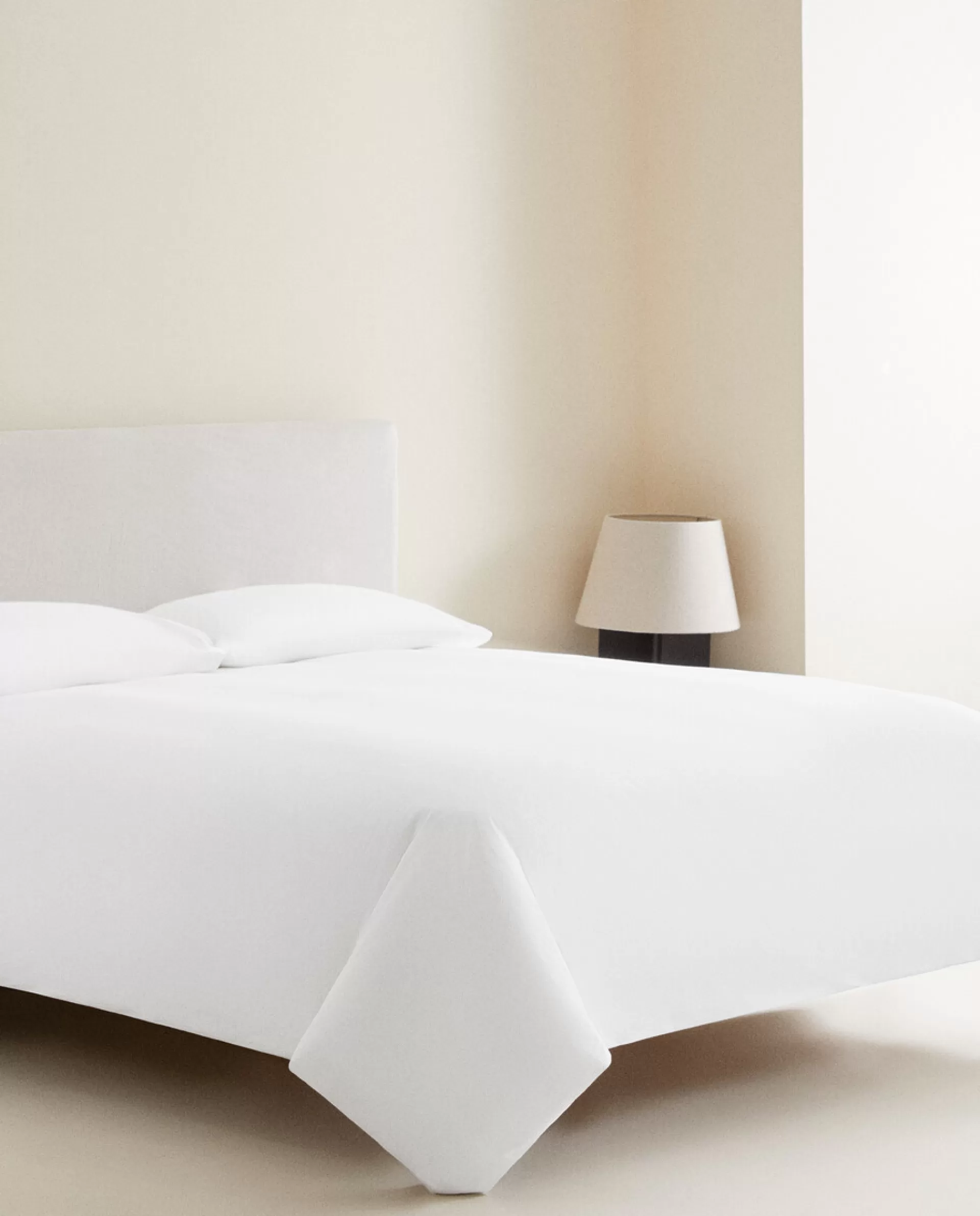 ZARA Home Seersucker Duvet Cover White Discount