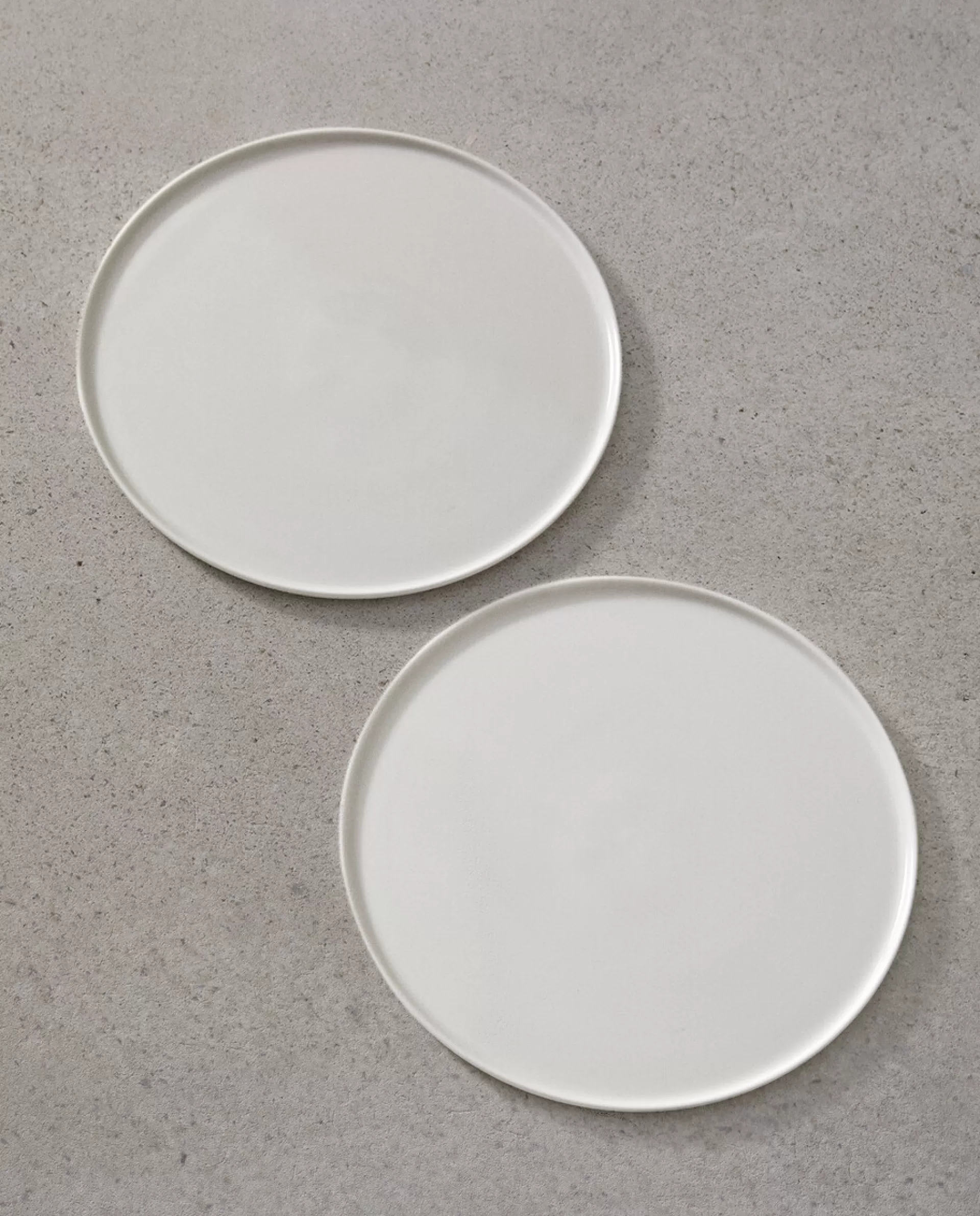 ZARA Home Set Of 2 - Plate L Ecru/White Best Sale