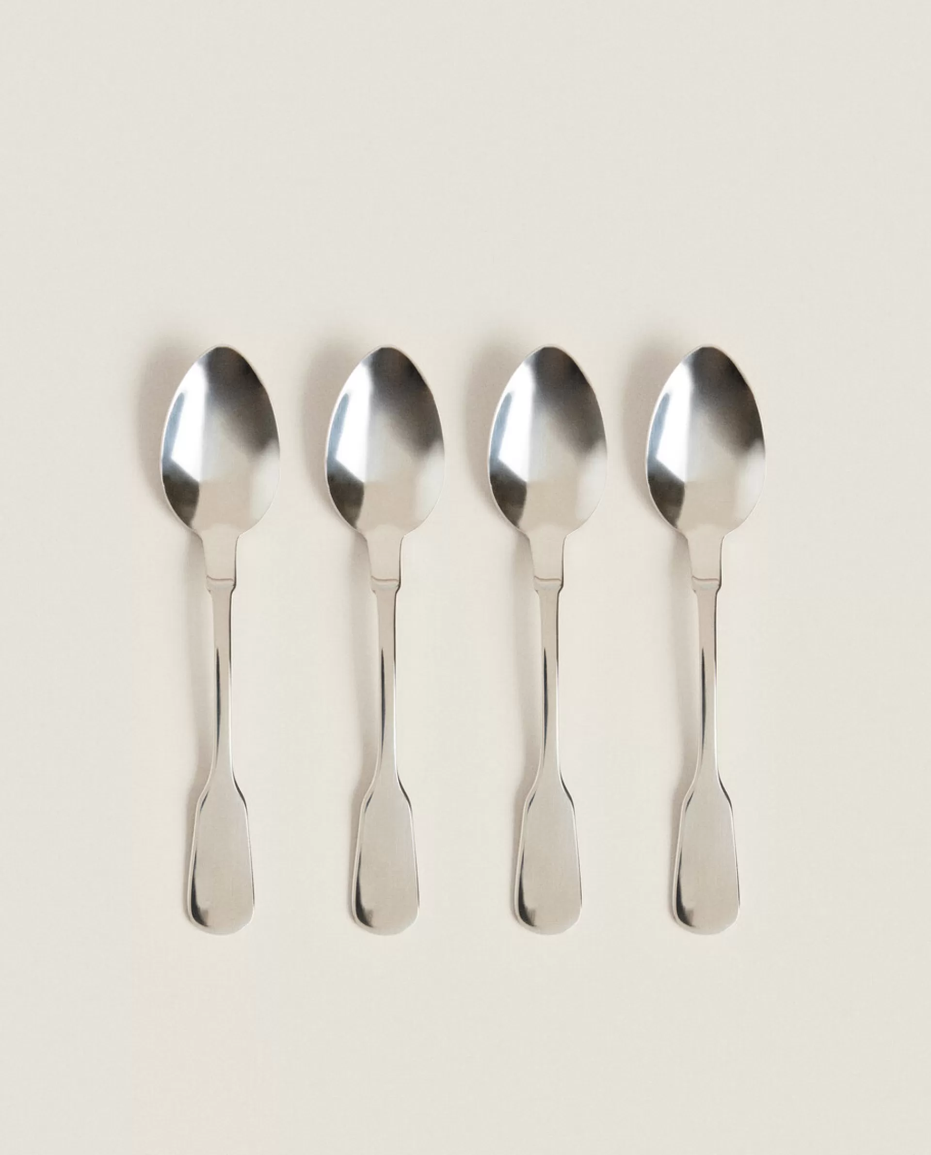 ZARA Home Set Of Appetizer Spoons Steel New