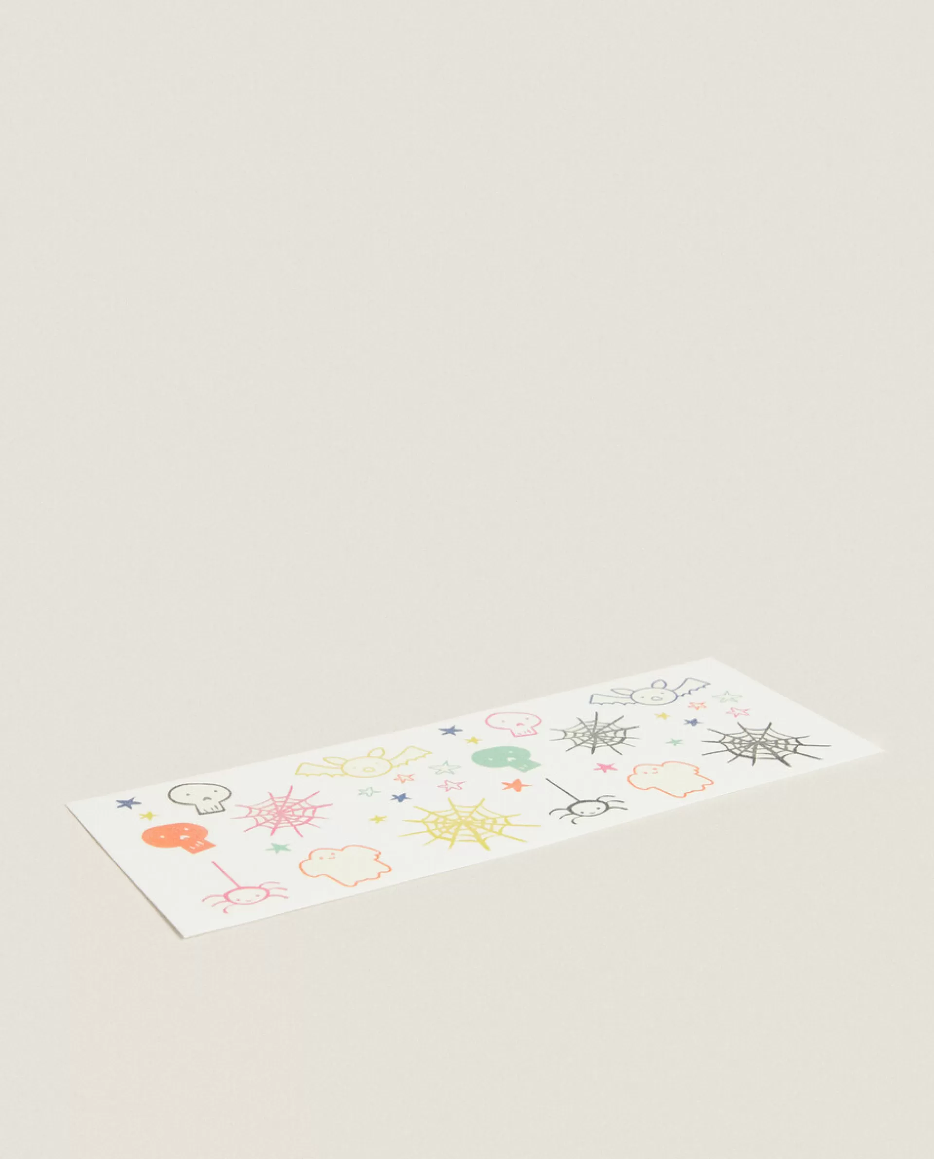 ZARA Home Set Of Kids' Halloween Temporary Tattoos Multicolored Fashion