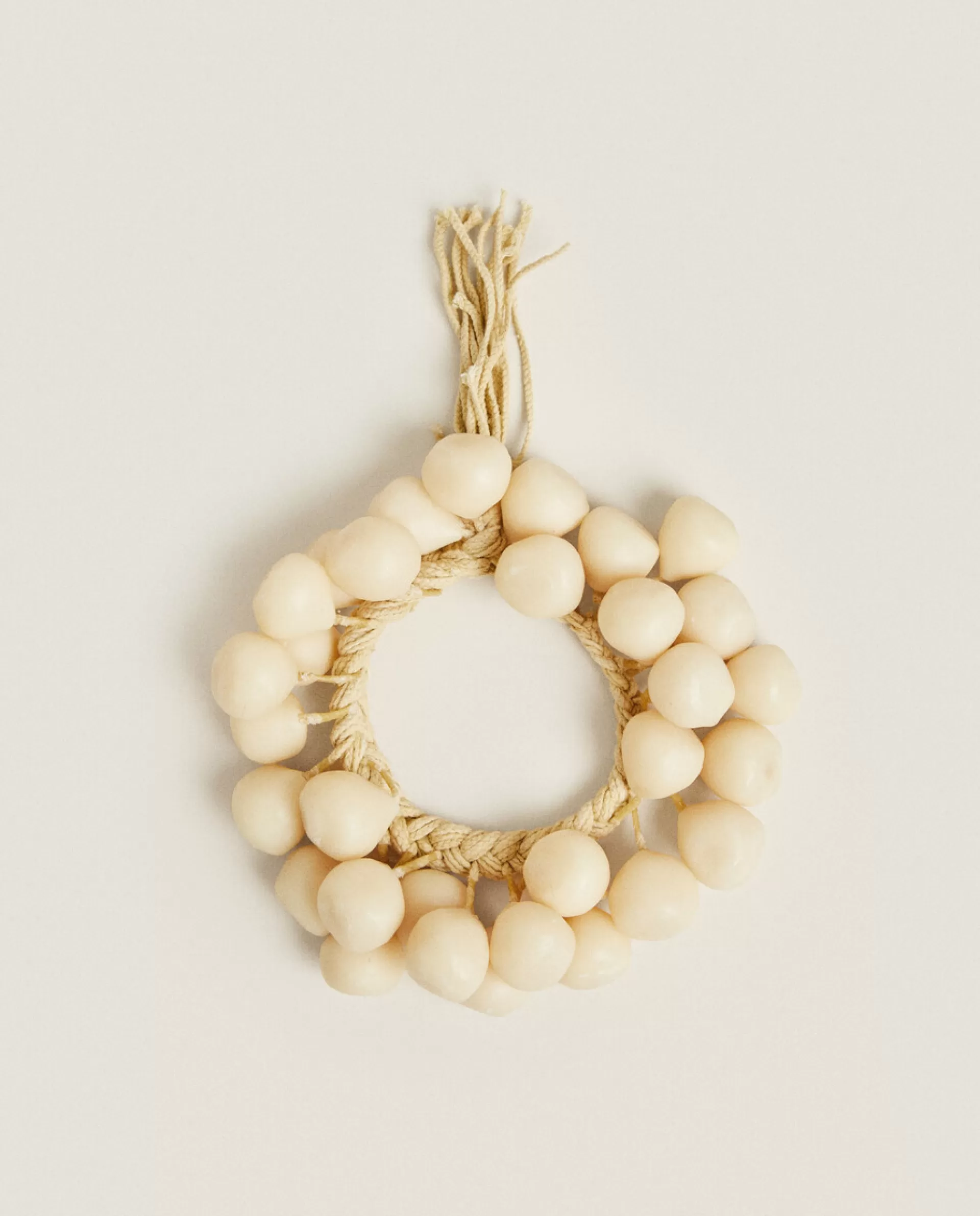 ZARA Home Set Of Round Candles Beige Best Sale